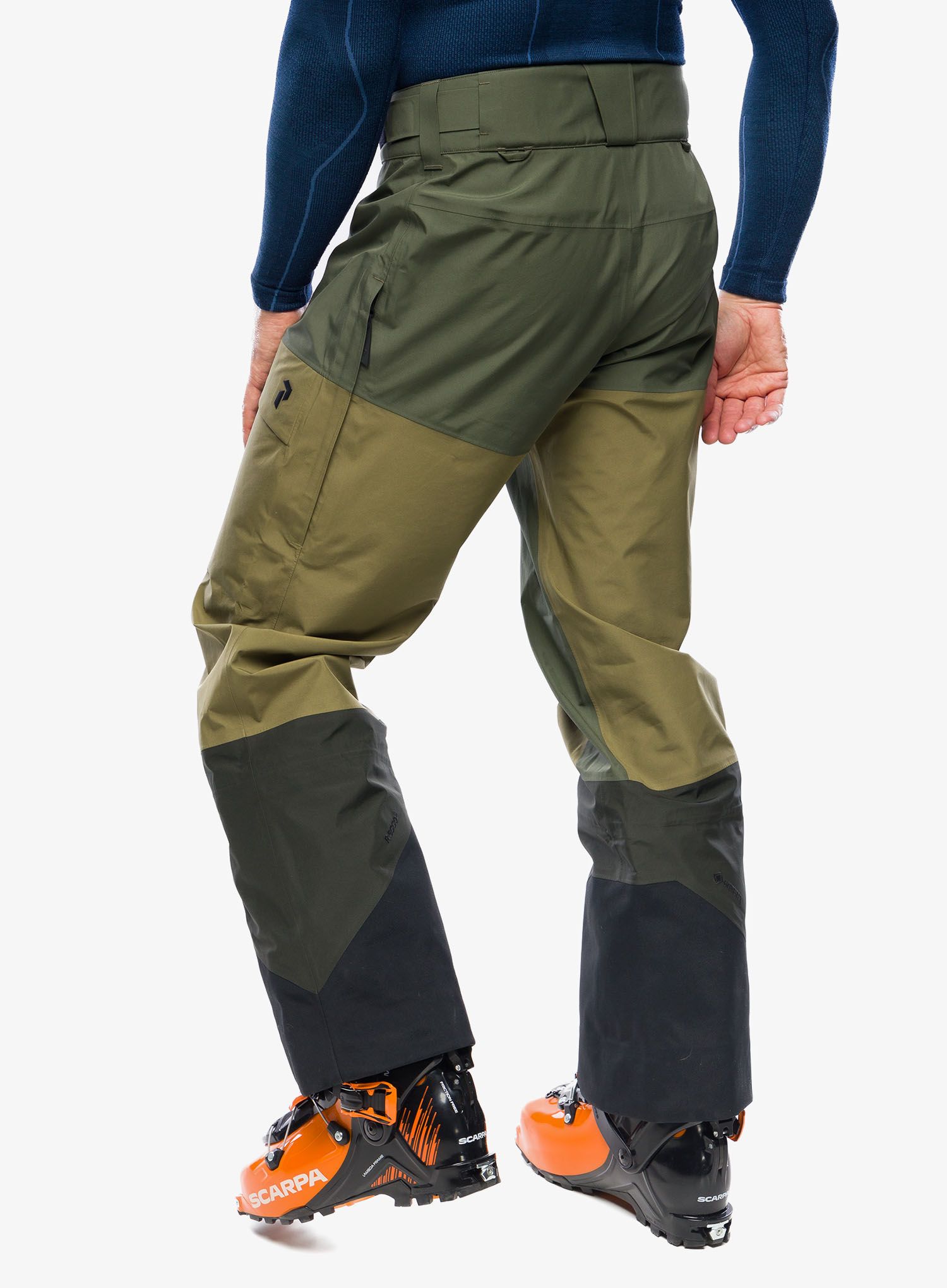 Smučarske hlače Peak Performance Gravity GORE-TEX 3L Pants - pine needle/snap green/olive