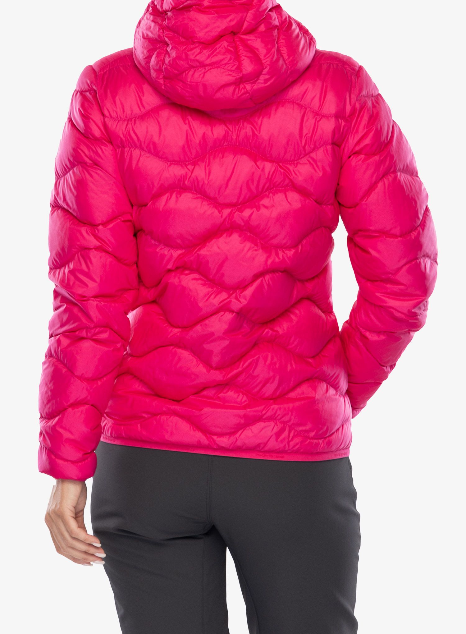 Ženska puhovka Peak Performance Helium Down Hood Jacket - beetroot purple