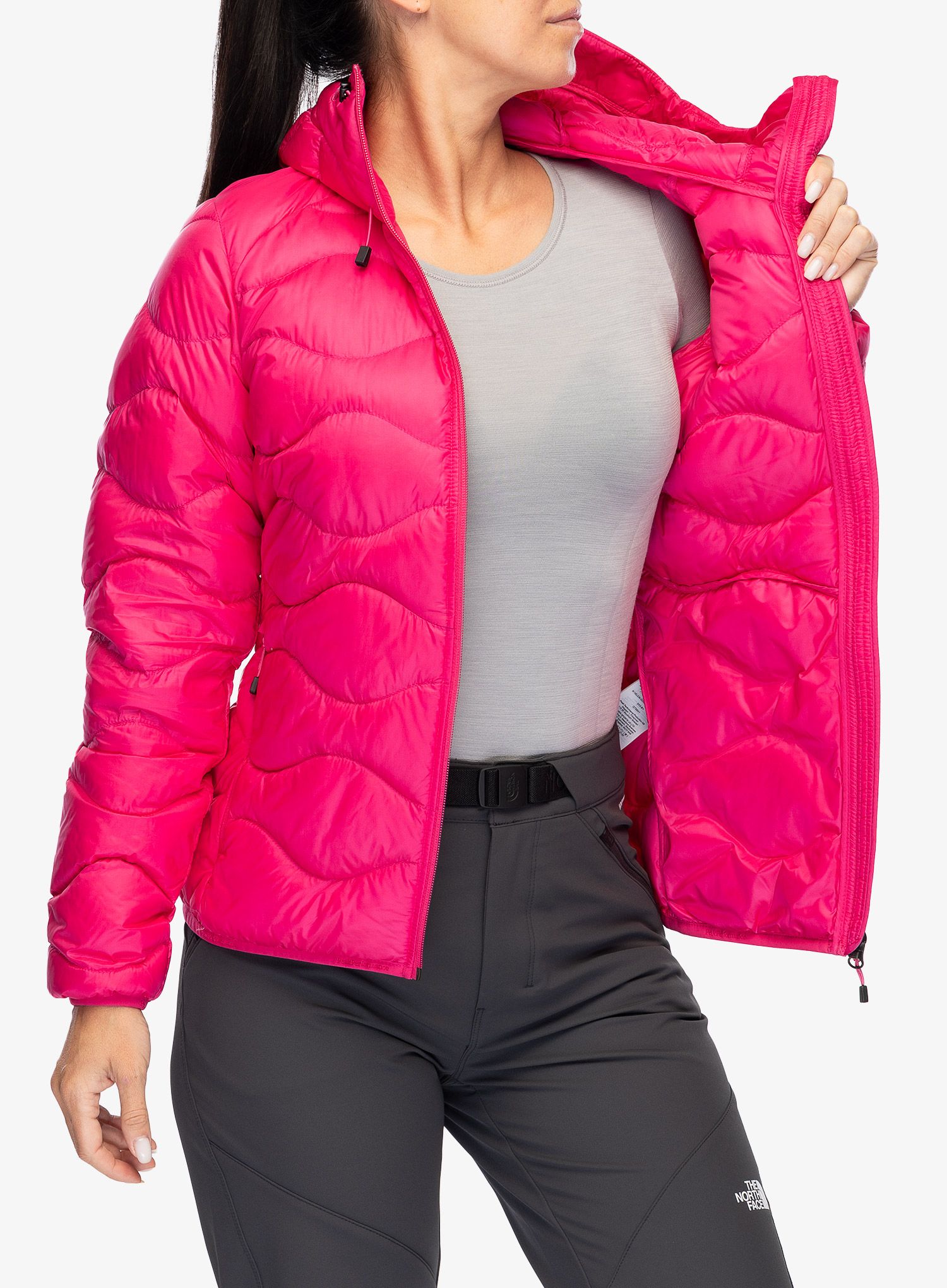 Ženska puhovka Peak Performance Helium Down Hood Jacket - beetroot purple