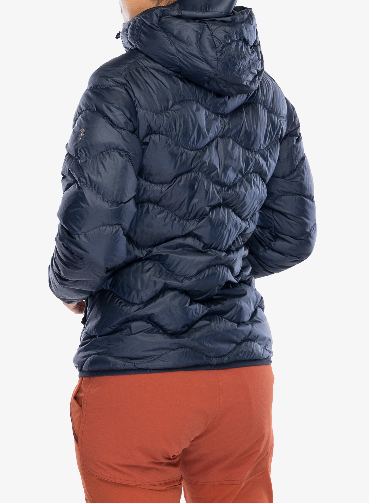 Ženska puhovka Peak Performance Helium Down Hood Jacket - blue shadow/shadow