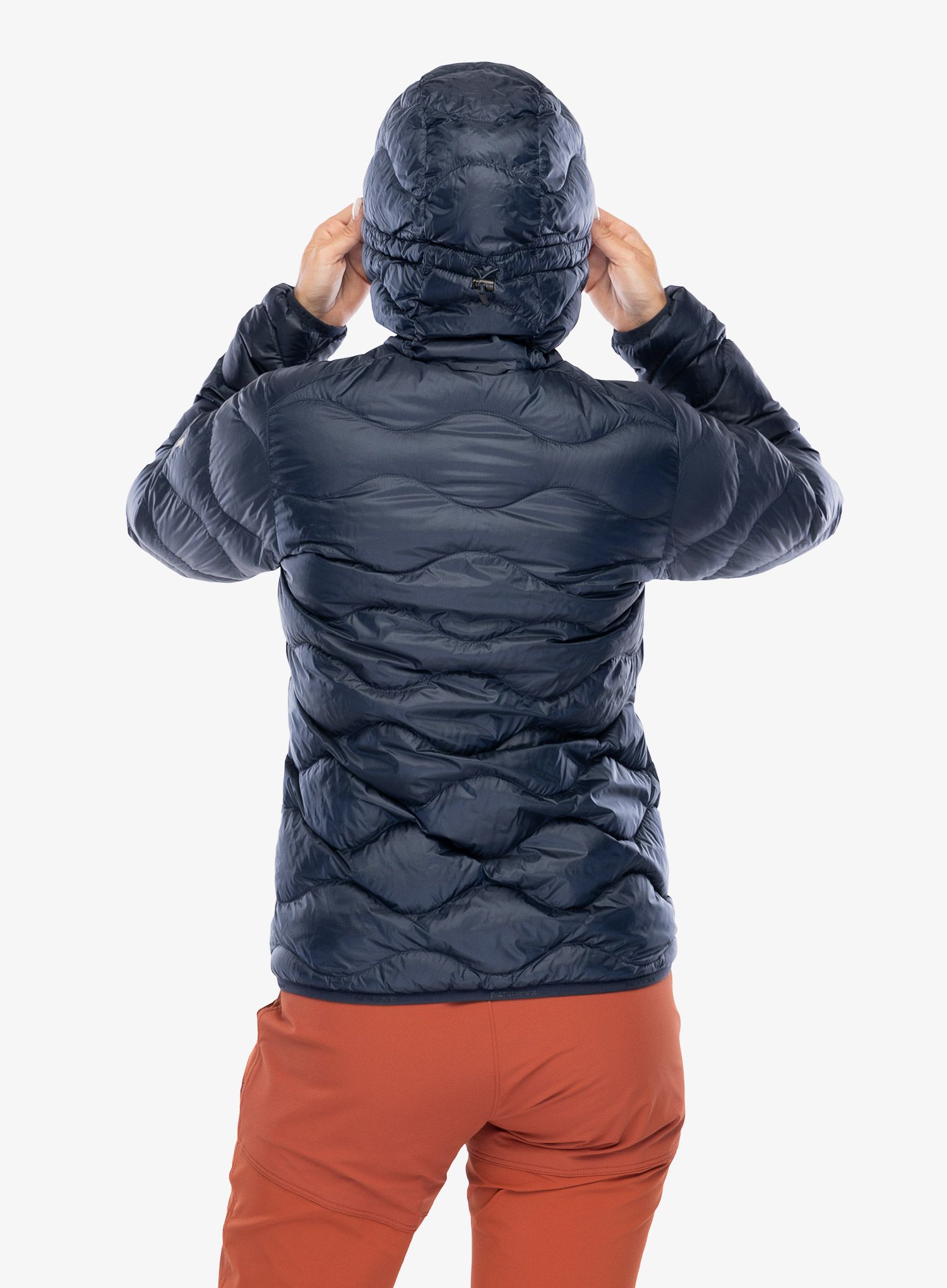 Ženska puhovka Peak Performance Helium Down Hood Jacket - blue shadow/shadow