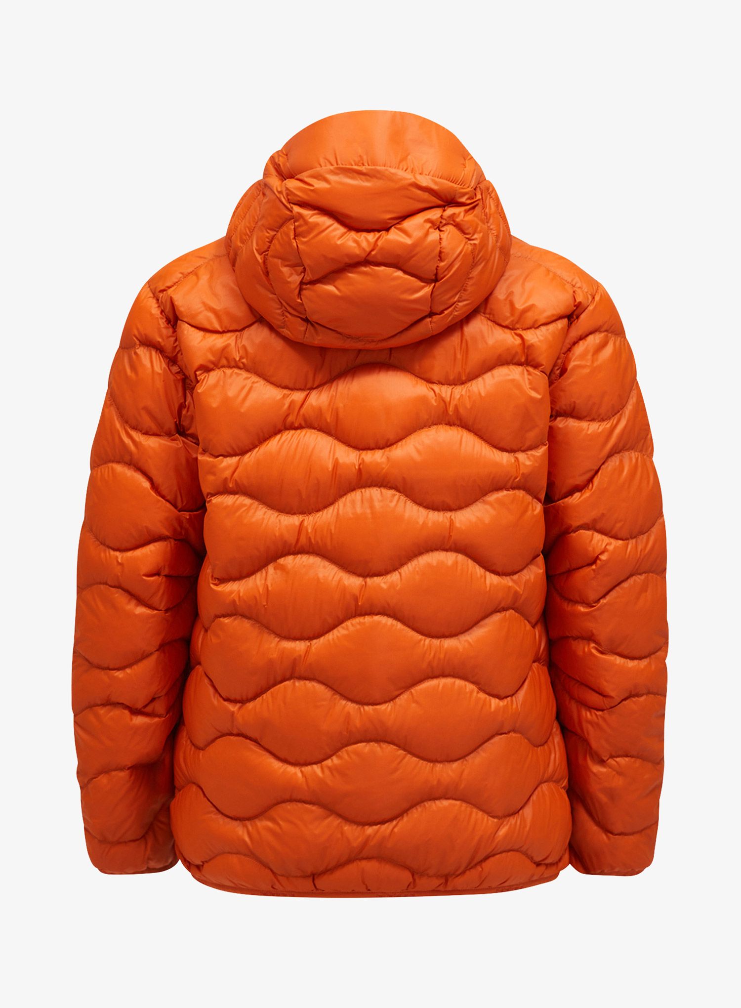 Moška puhovka Peak Performance Helium Down Hood Jacket - gold flame