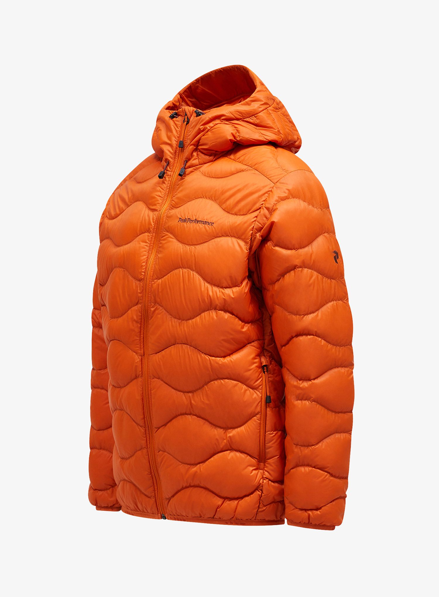 Moška puhovka Peak Performance Helium Down Hood Jacket - gold flame