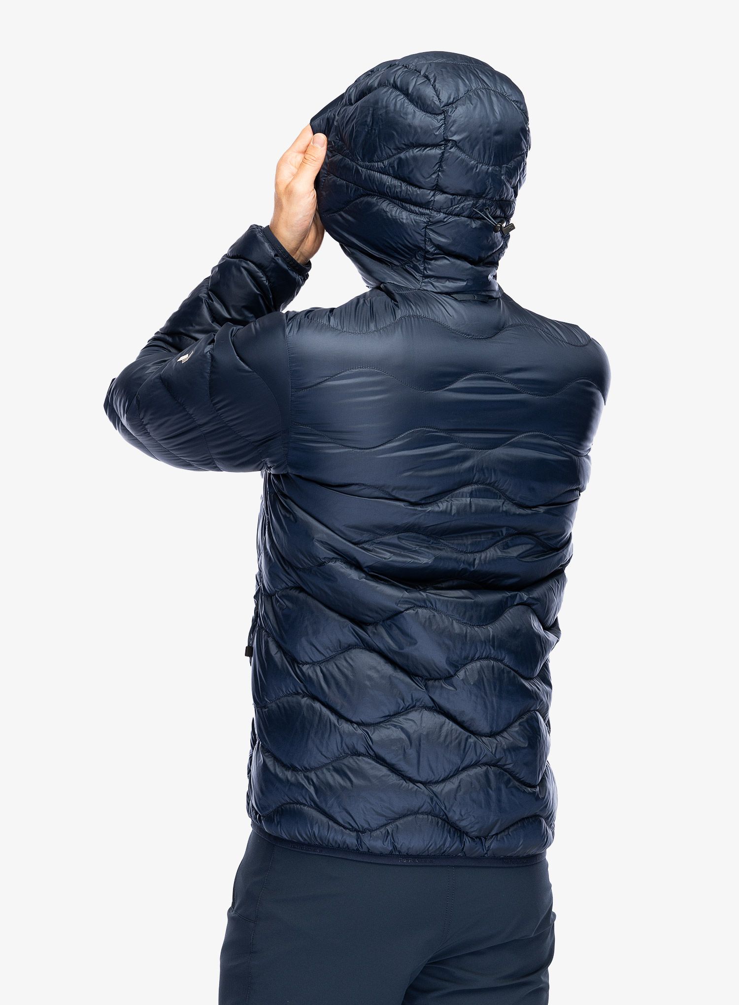 Puhovka Peak Performance Helium Down Hood Jacket - blue shadow
