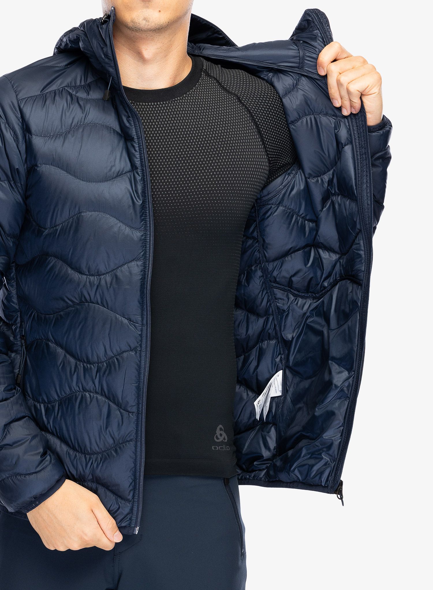 Puhovka Peak Performance Helium Down Hood Jacket - blue shadow