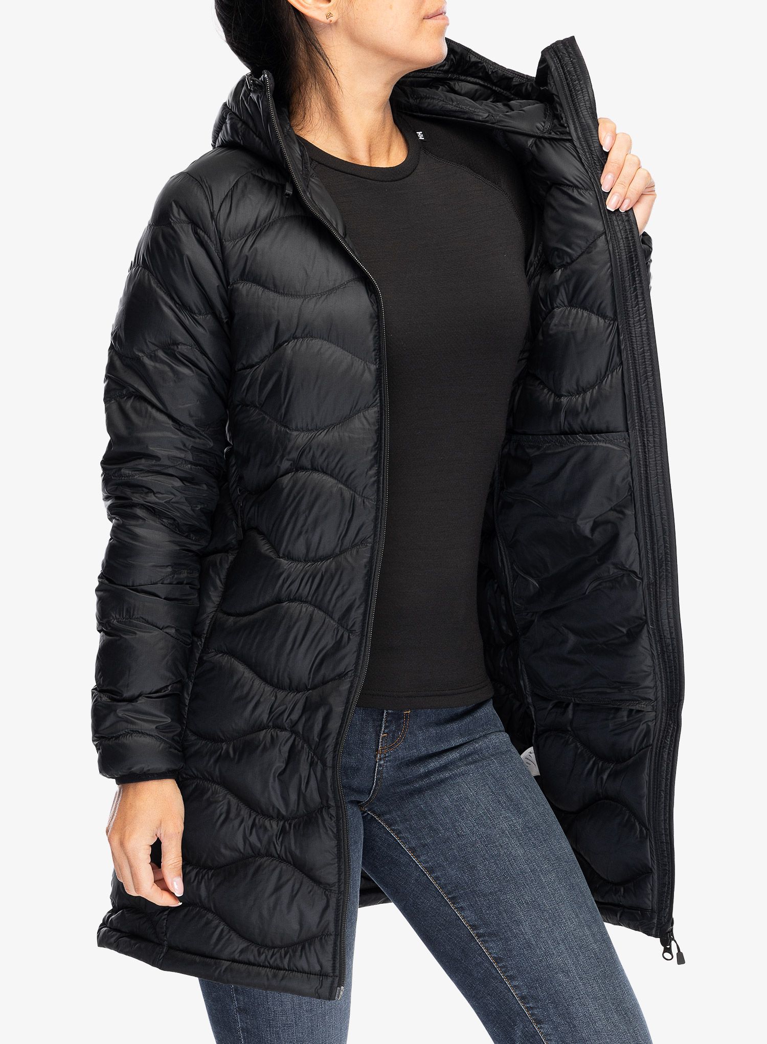 Puhast plašč Peak Performance Helium Down Parka - black