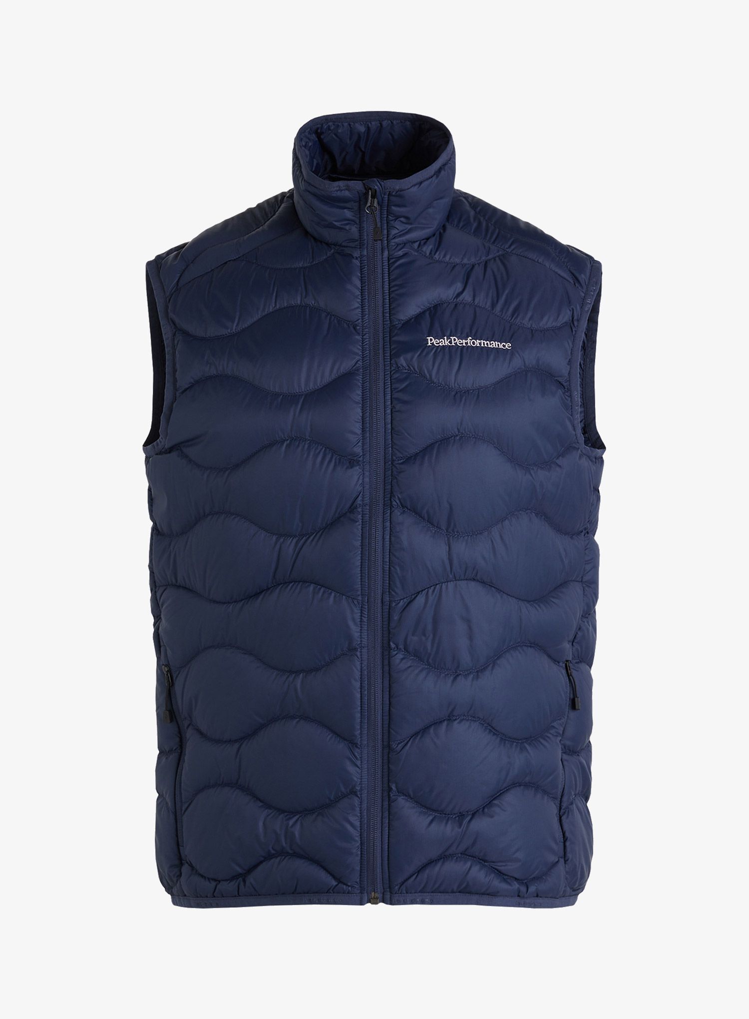 Puhasti brezrokavnik Peak Performance Helium Down Vest - blue shadow