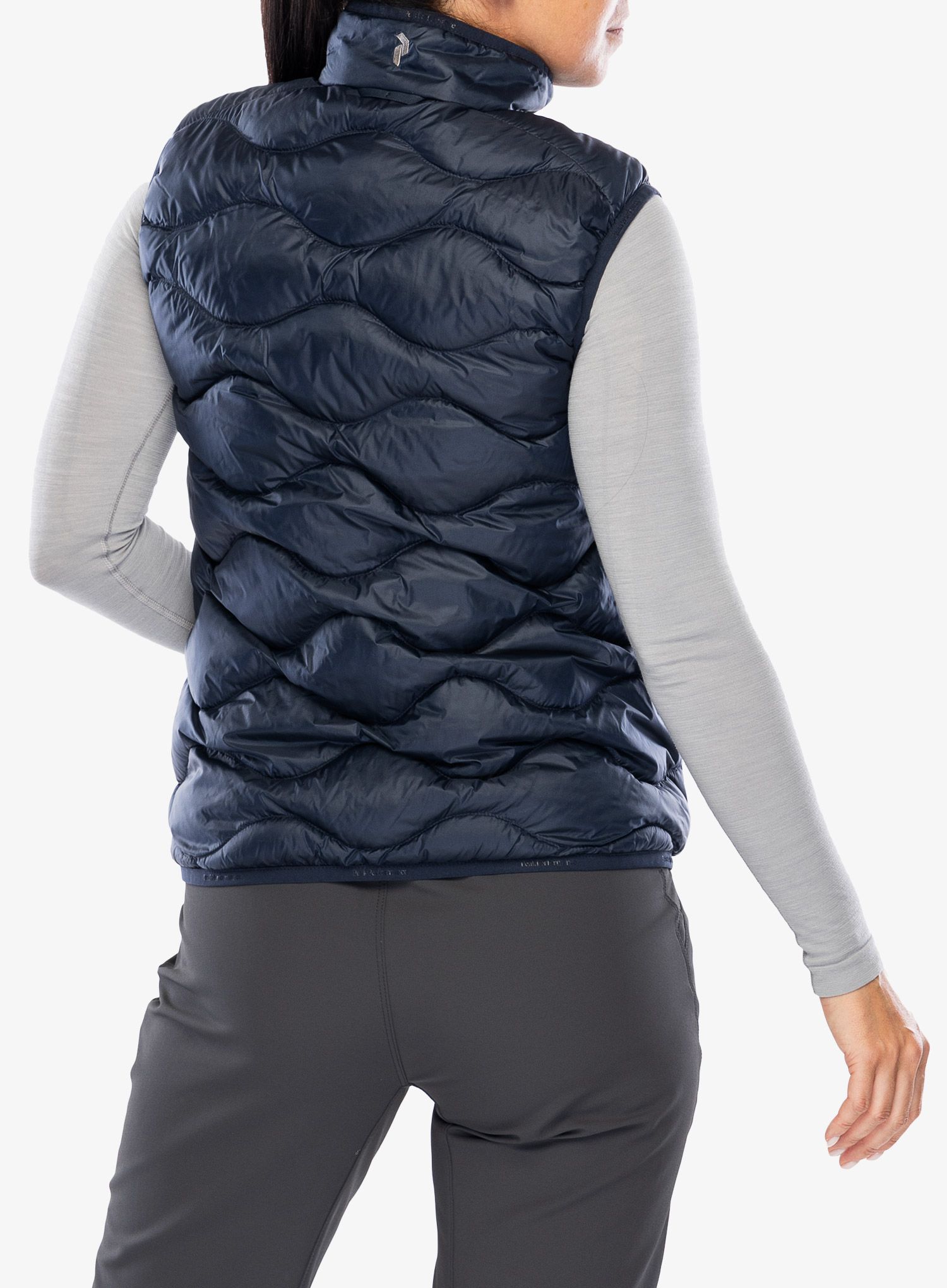 Ženski brezrokavnik Peak Performance Helium Down Vest - blue shadow/shadow