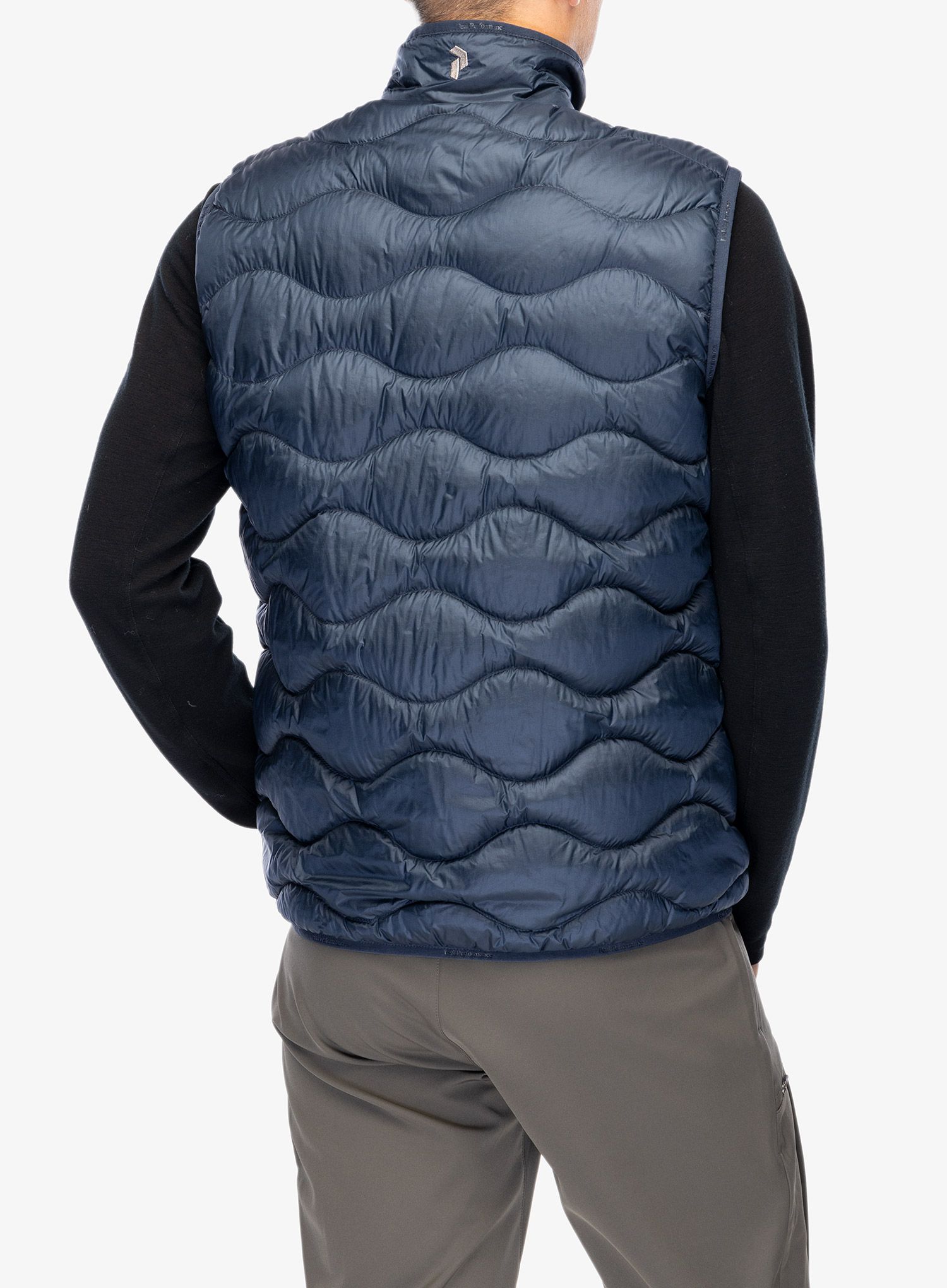 Puhasti brezrokavnik Peak Performance Helium Down Vest - blue shadow/shadow