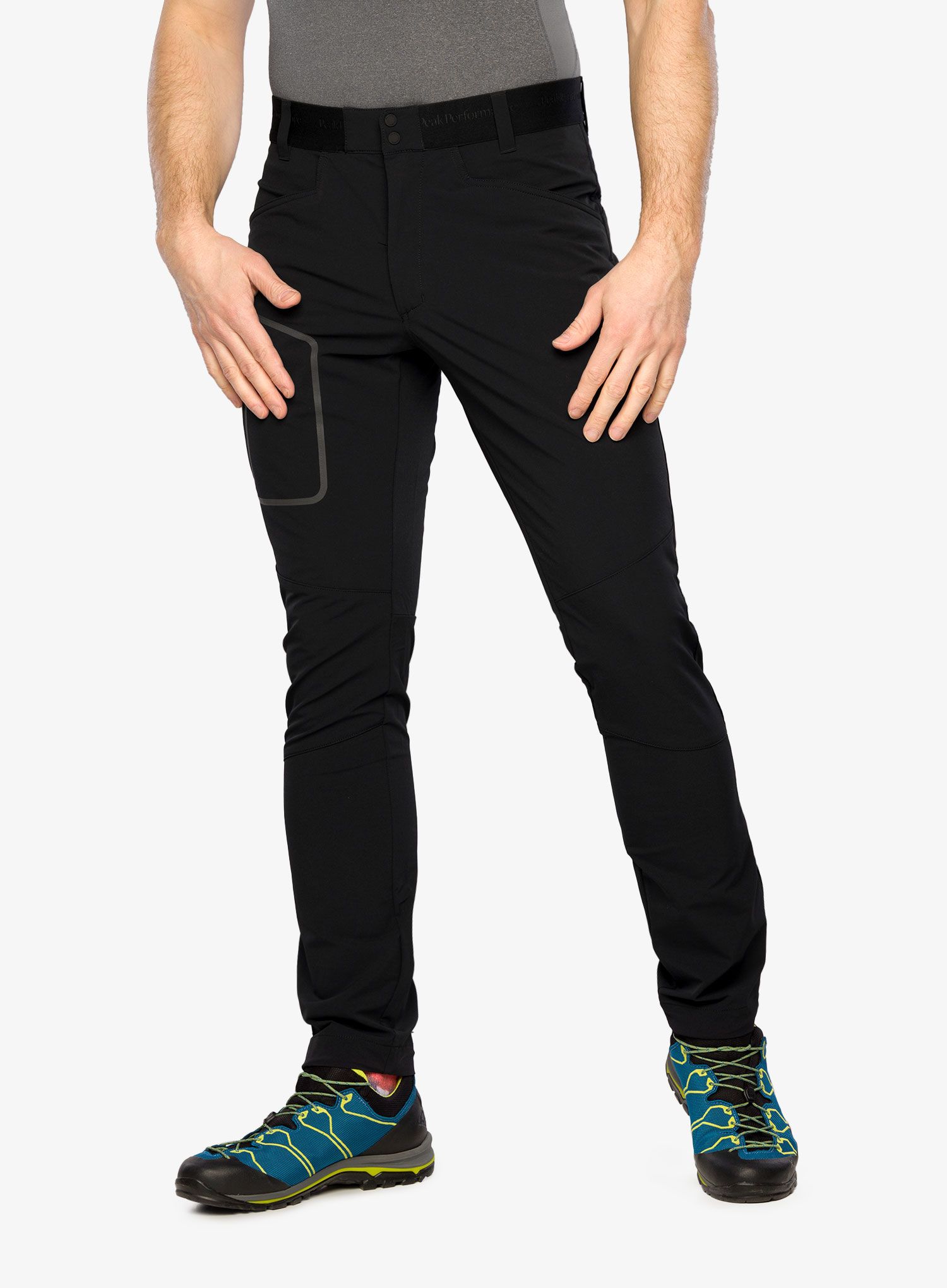 Softshell hlače Peak Performance Light SS Scale Pants - black