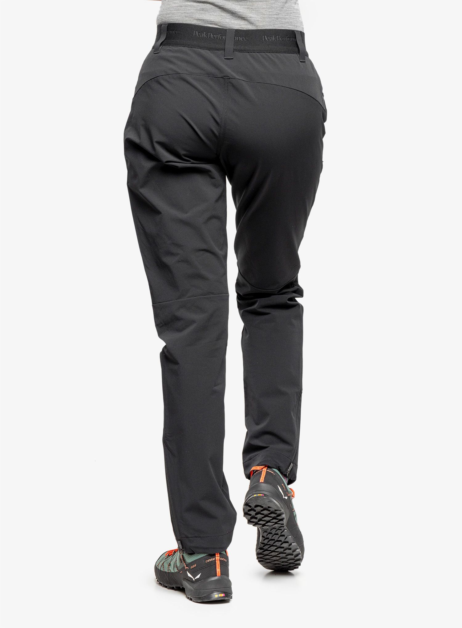Ženske softshell hlače Peak Performance Light SS Scale Pants - black