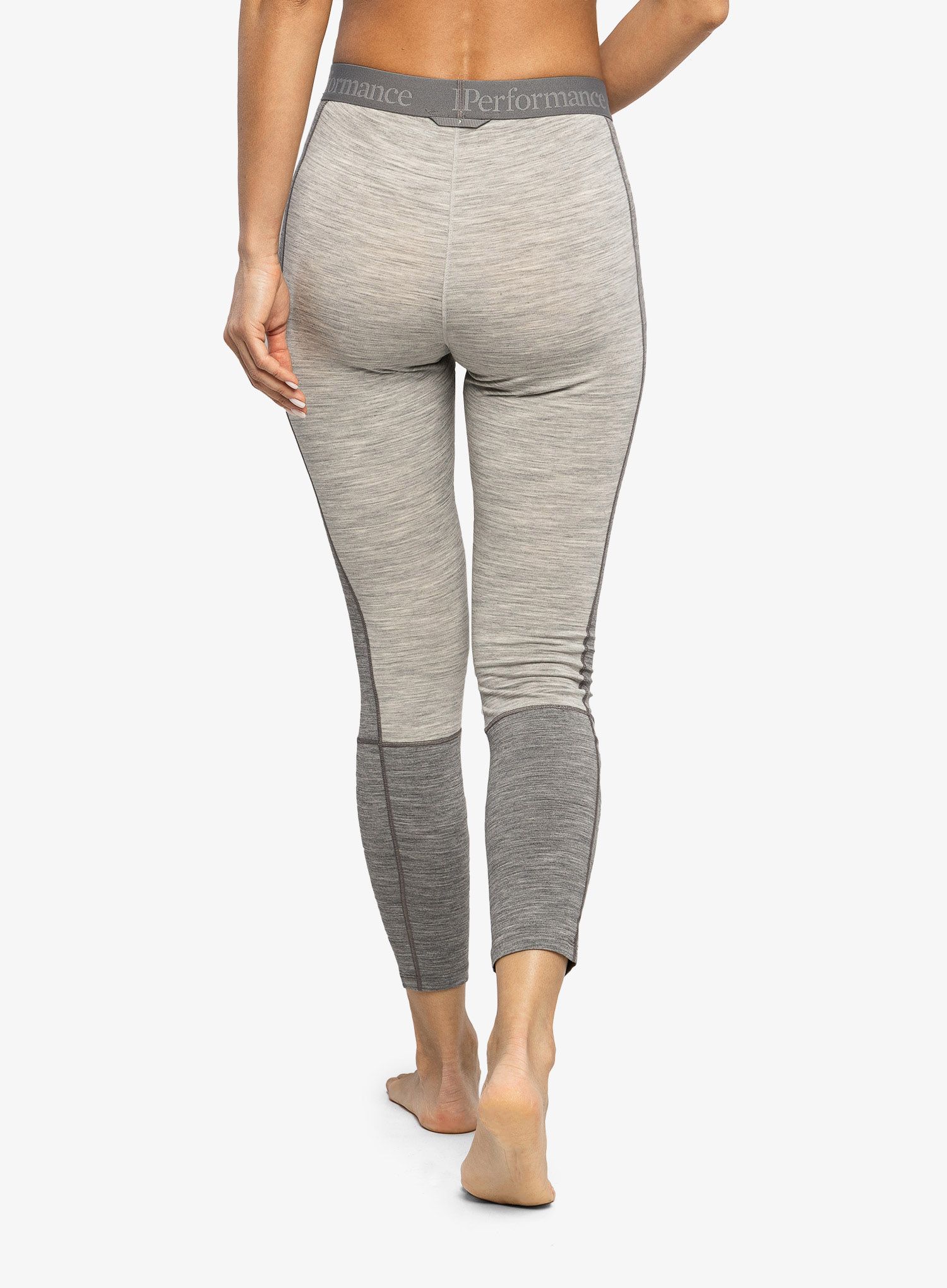Ženske termo pajkice Peak Performance Magic Long John - med grey melange/grey melange