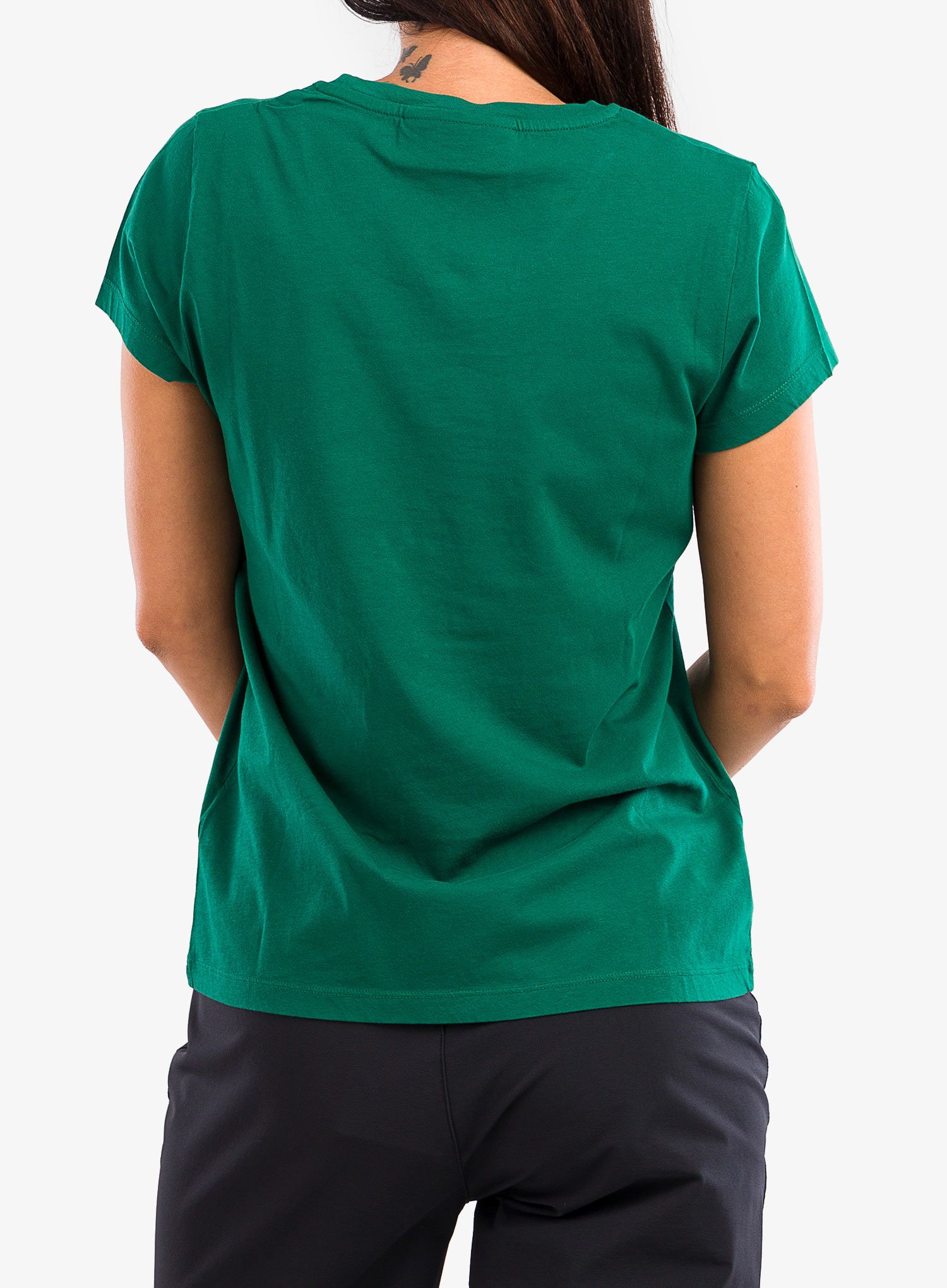 Ženska bombažna majica Peak Performance Original Tee - green ivy