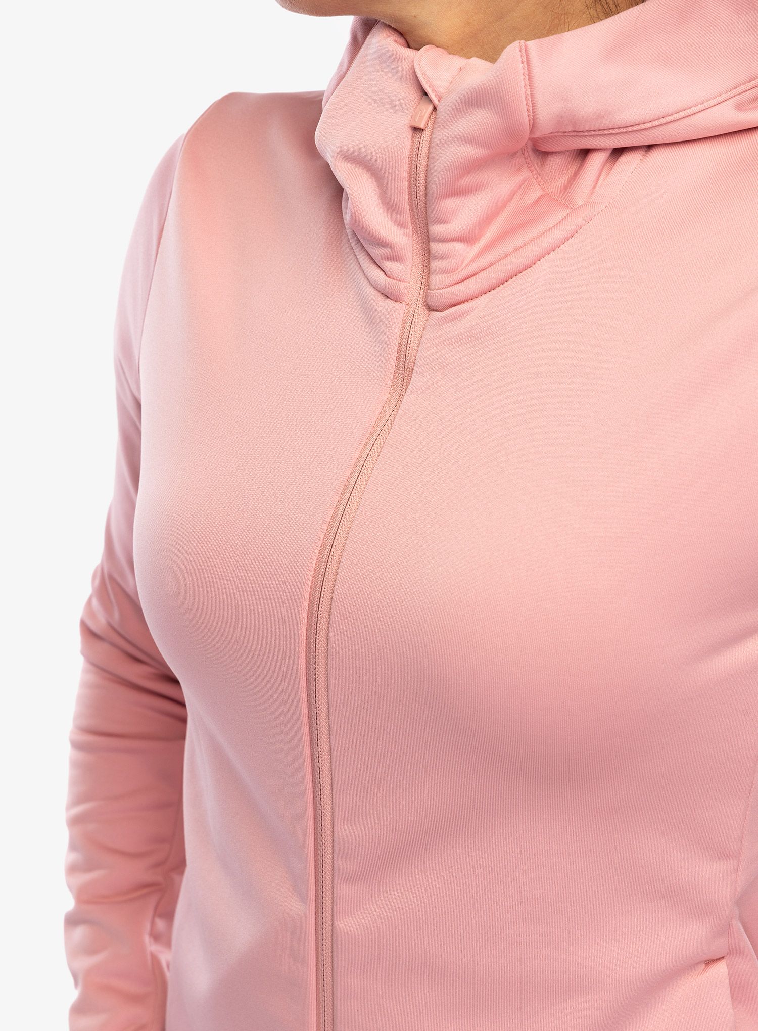 Ženska jopica Peak Performance Rider Tech Zip Hood - warm blush