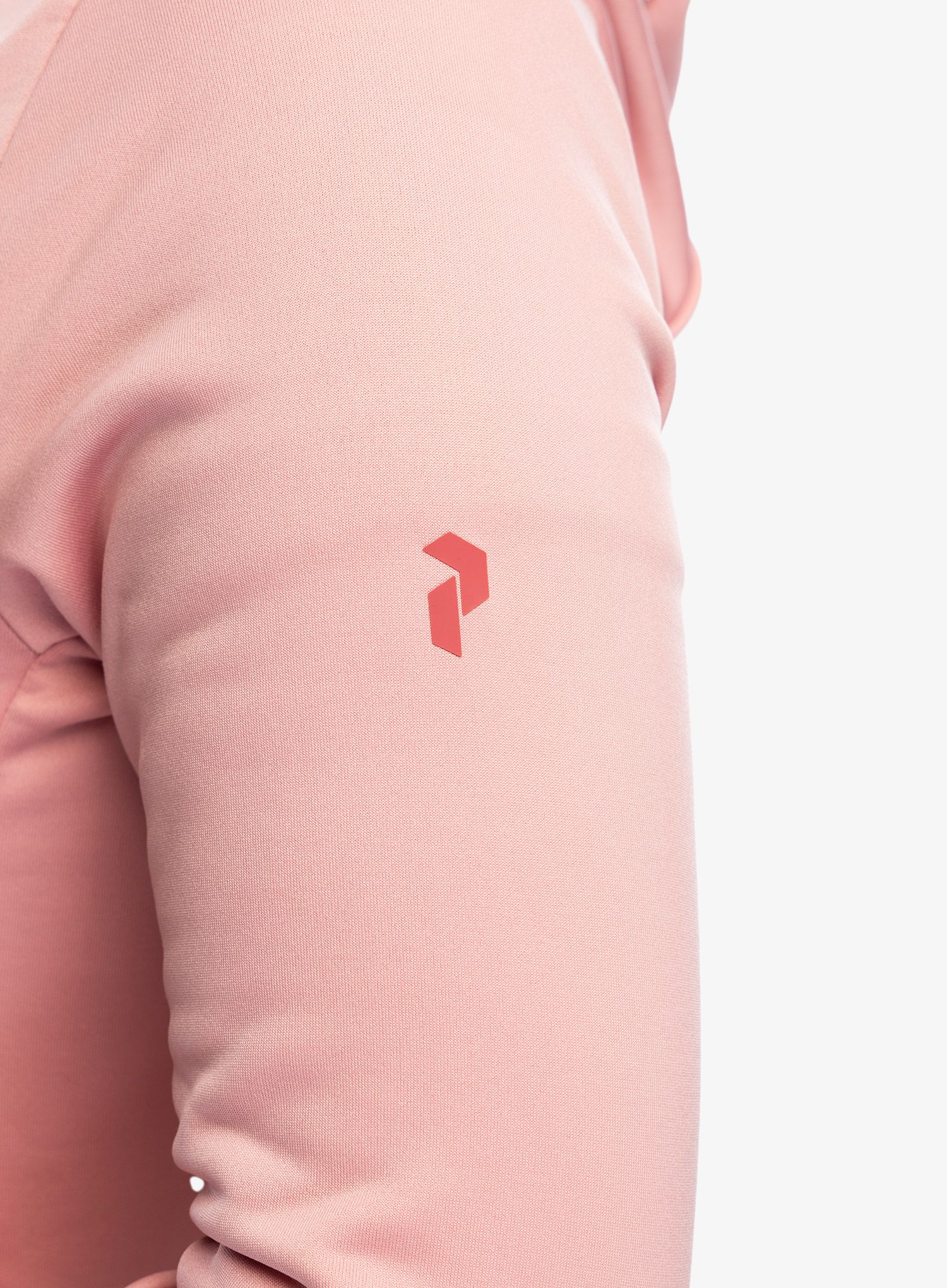Ženska jopica Peak Performance Rider Tech Zip Hood - warm blush