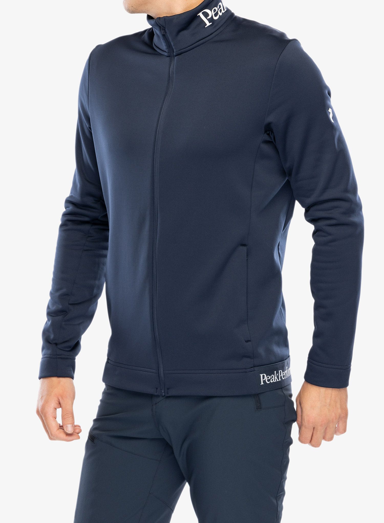 Jopica z zadrgo Peak Performance Rider Tech Zip Jacket - blue shadow