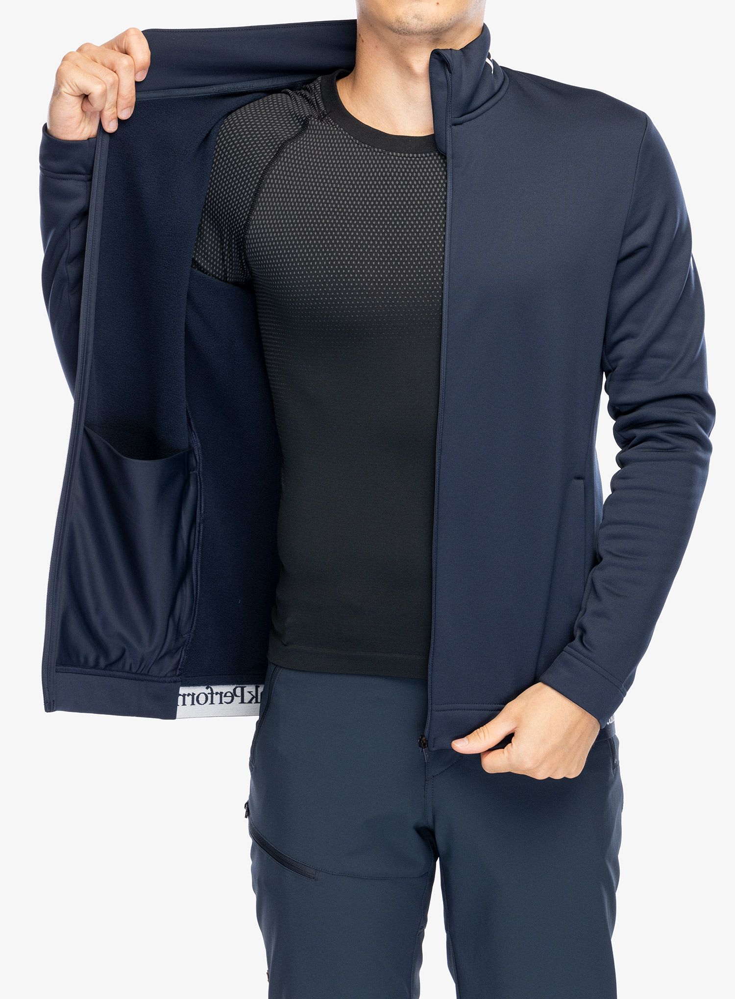 Jopica z zadrgo Peak Performance Rider Tech Zip Jacket - blue shadow