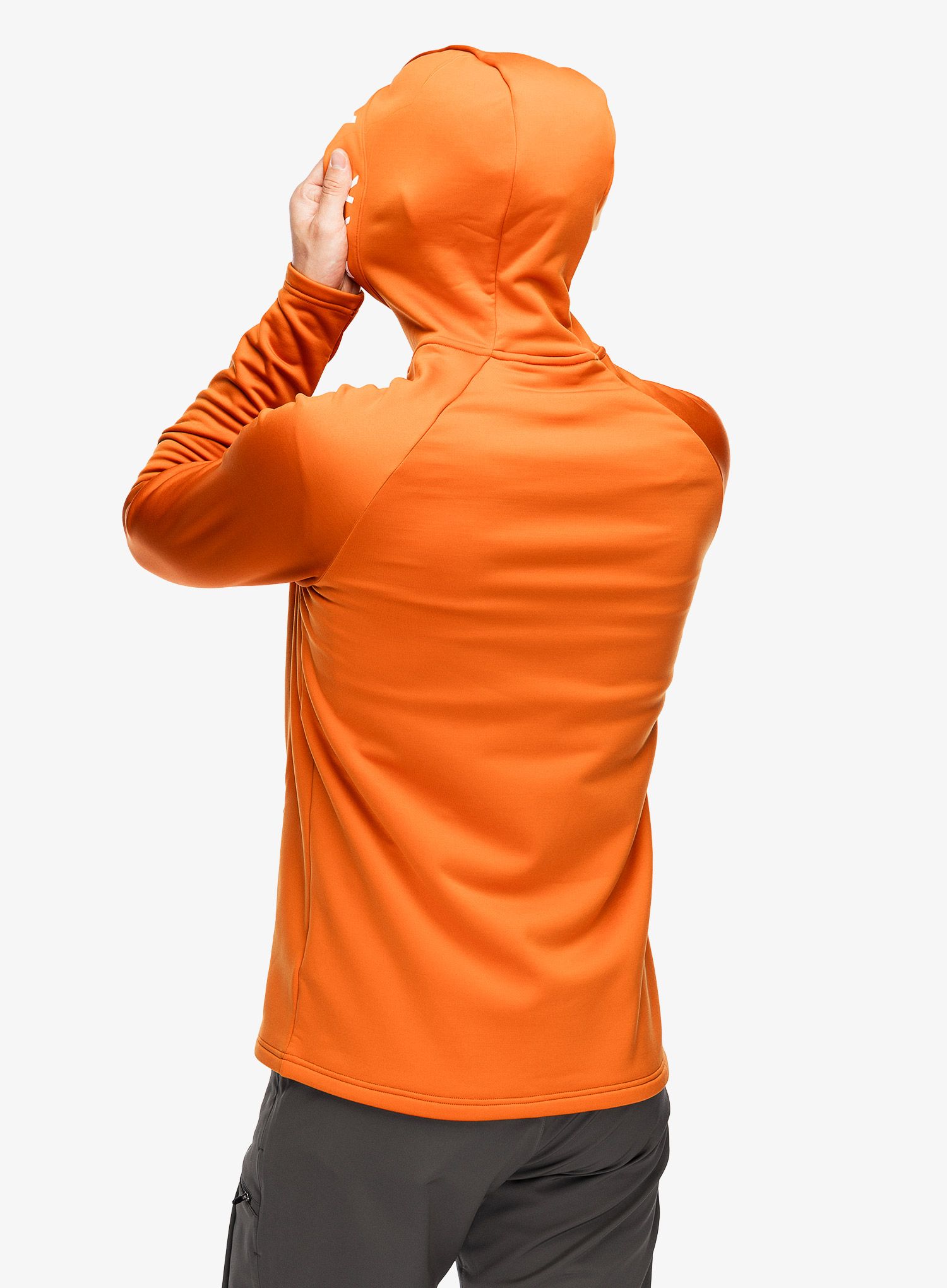 Jopica z zadrgo Peak Performance Rider Zip Hood - gold flame/gold flame