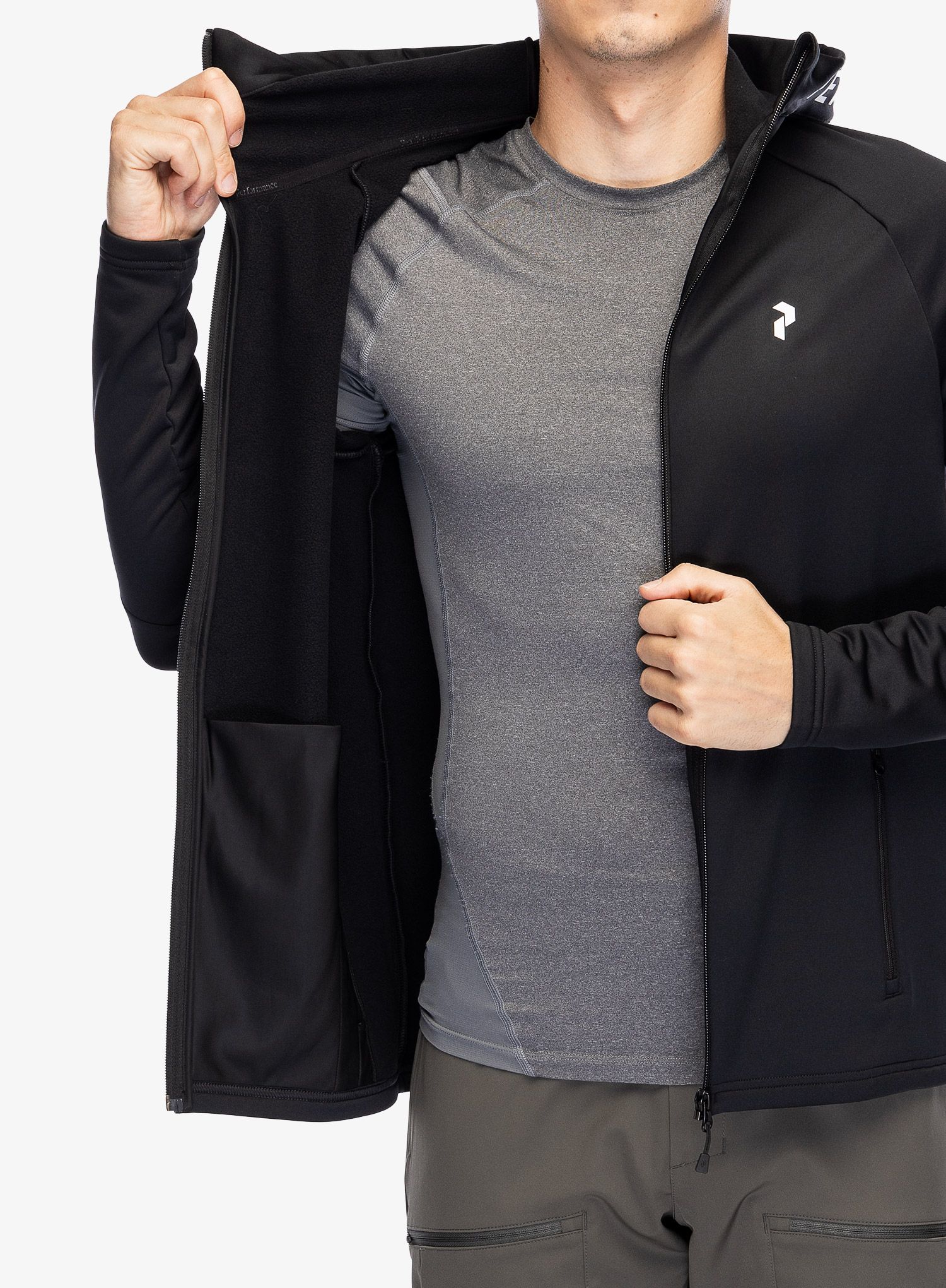 Flis Peak Performance Rider Zip Hood - black
