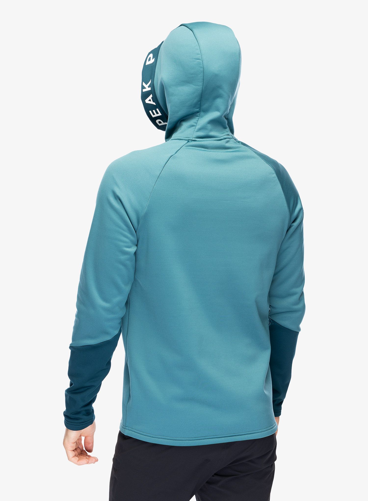 Jopica s kapuco Peak Performance Rider Zip Hood - hydro fresh/infinity teel