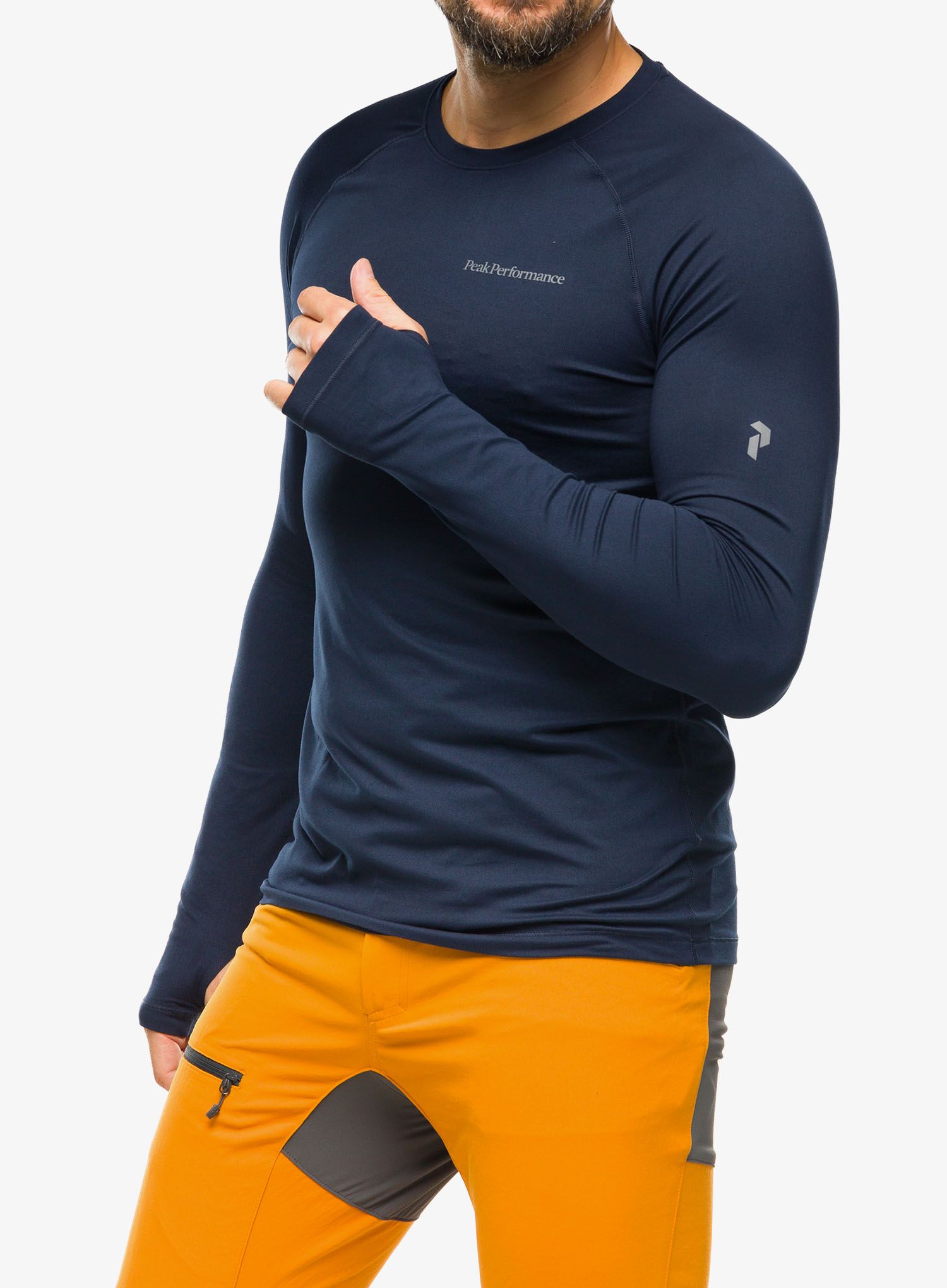 Termo flis jopa Peak Performance Spirit Crew - blue shadow