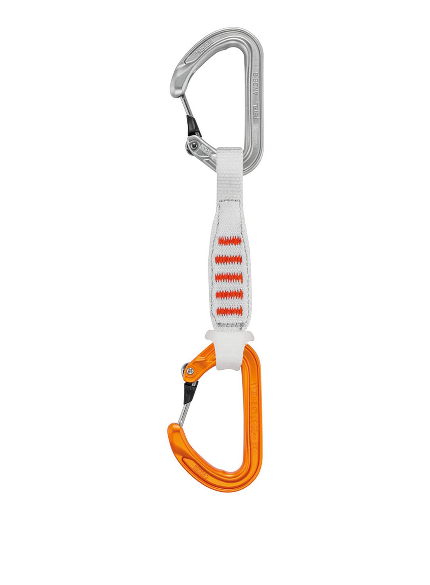 Sistem vponk Petzl Ange Finesse 10cm - orange/grey