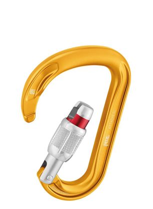 Vponka Petzl Attache Screw-Lock - yellow