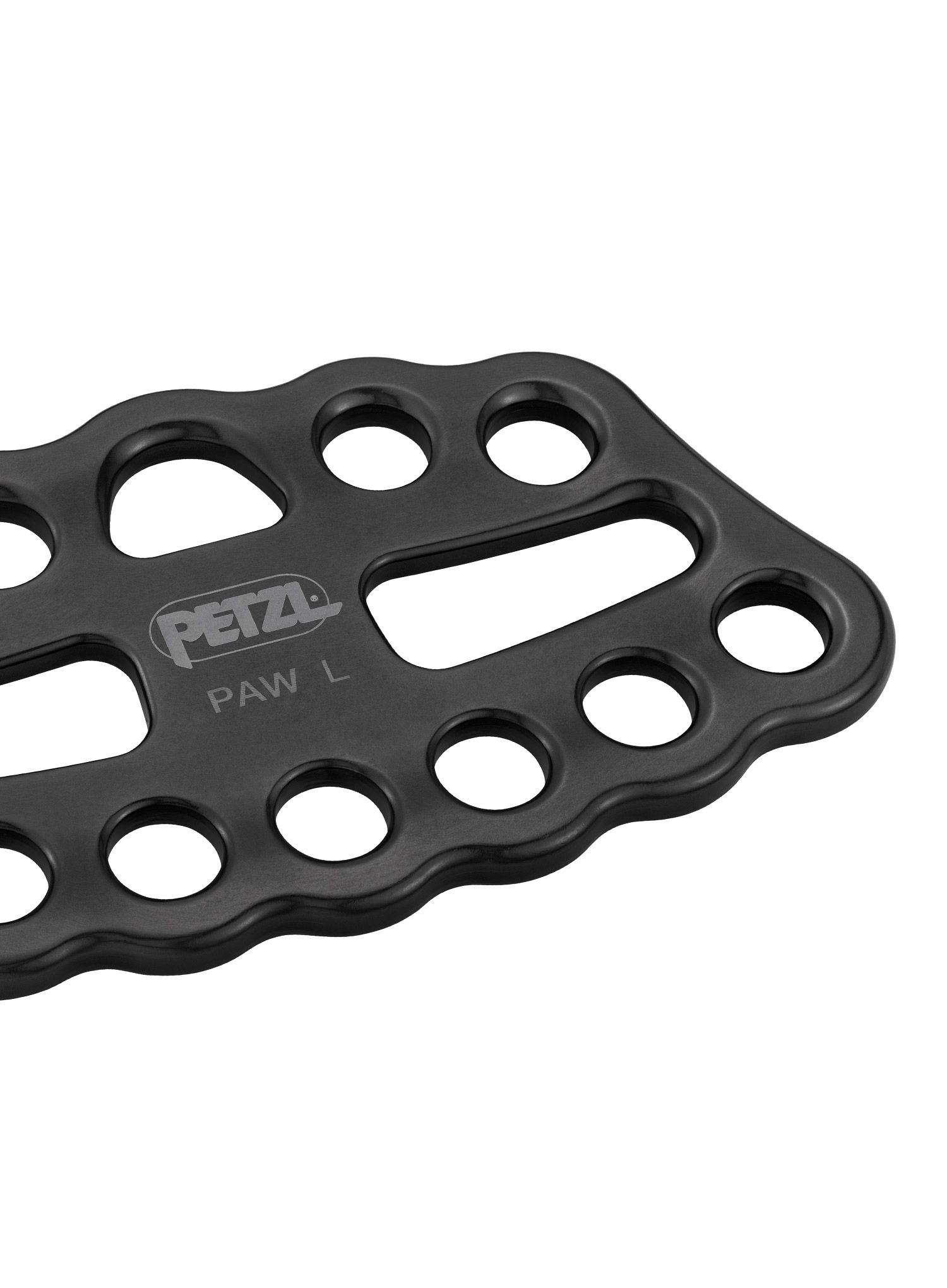 Sidriščna ploščica Petzl Paw L - black