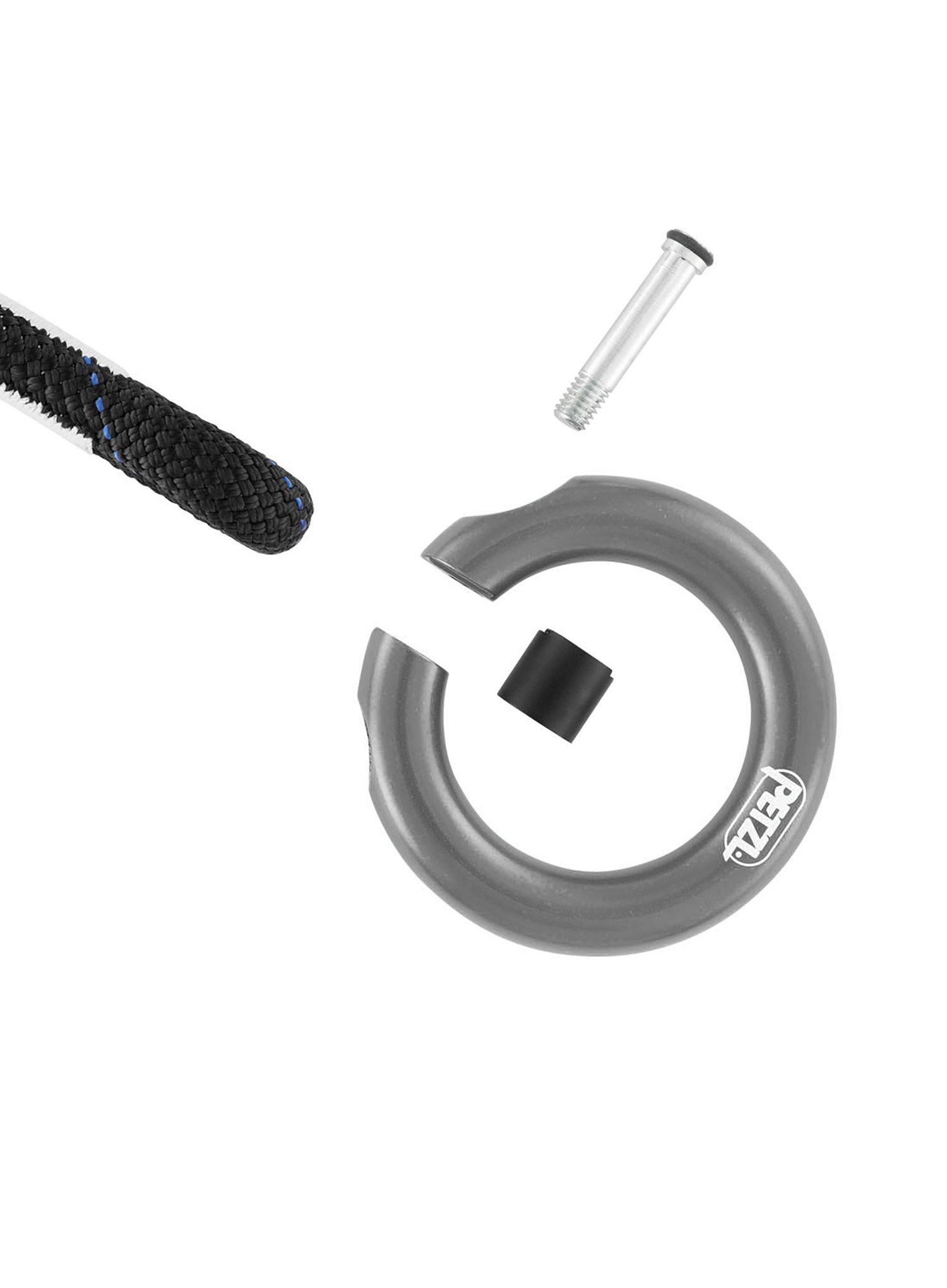 Petzl Ring Open - anthracite