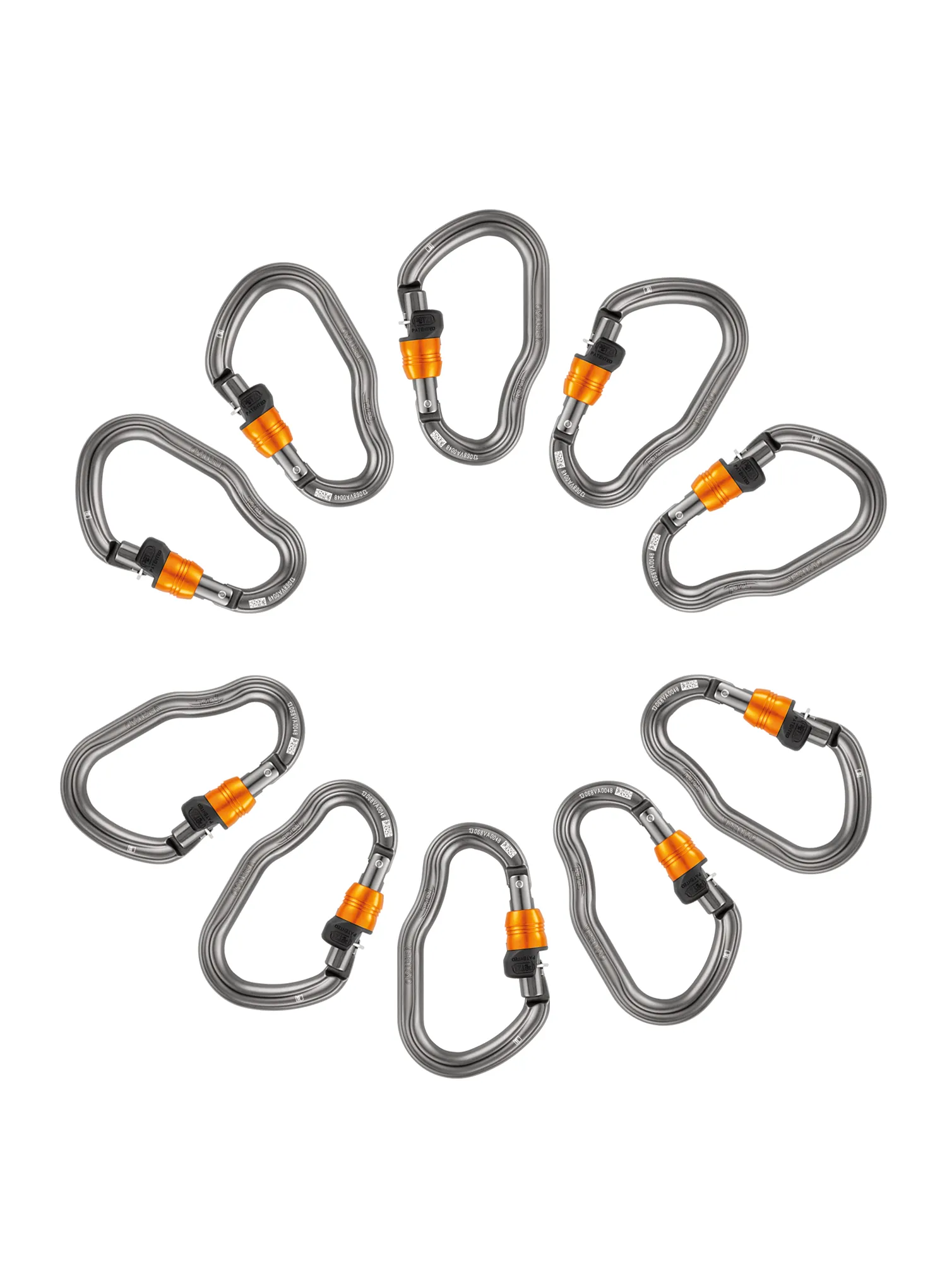 Vponke Petzl Vertigo Wire-Lock 10- Pack