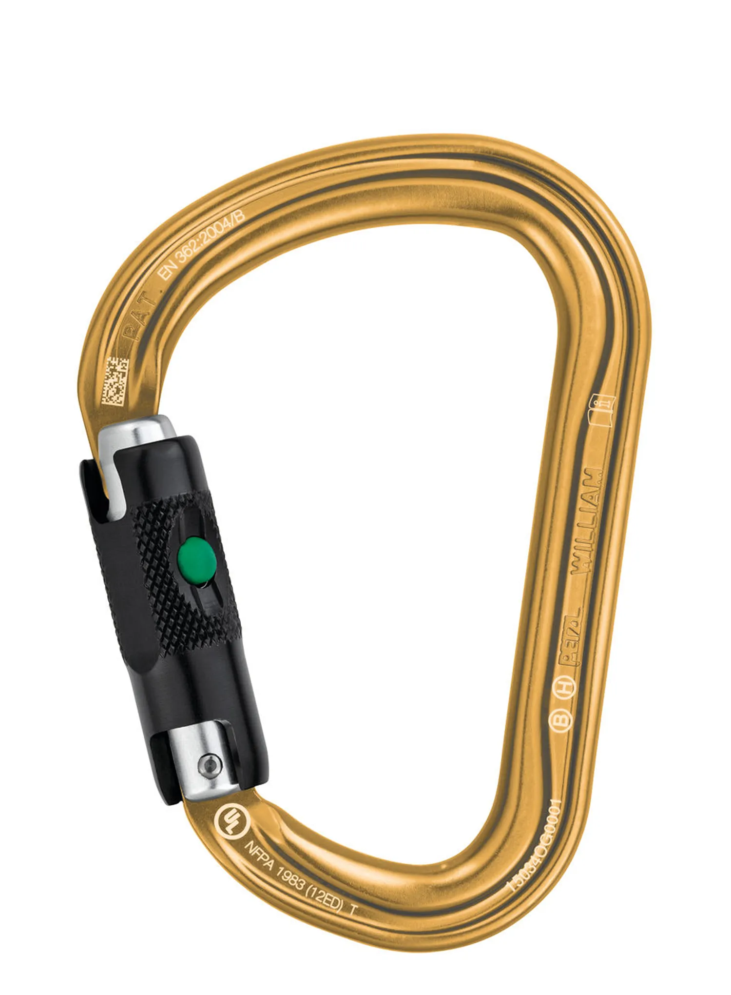 Vponka Petzl William Ball-Lock - gold