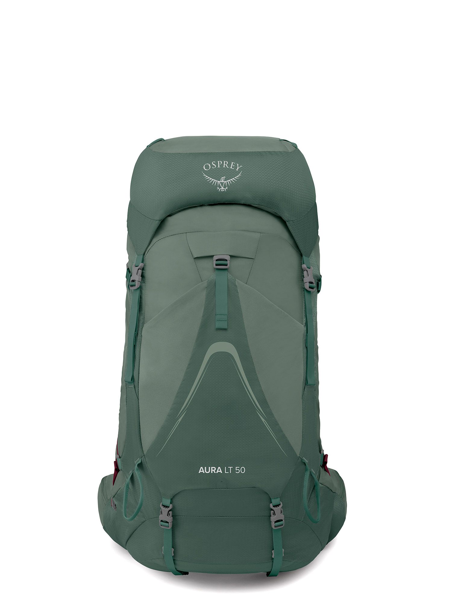 Ženski gorski nahrbtnik Osprey Aura AG LT 50 - koseret/darjeelin spring green