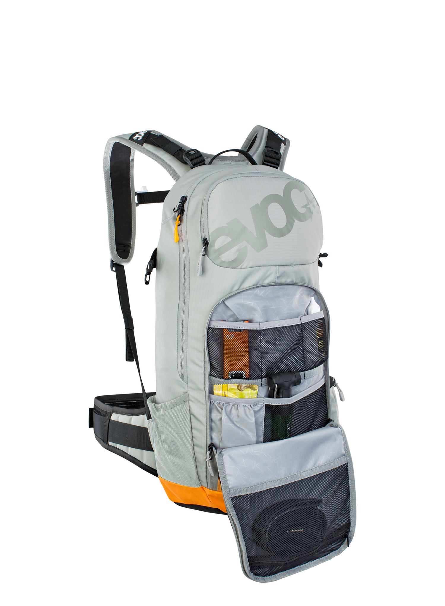 Kolesarski nahrbtnik Evoc FR Enduro E-Ride 16 - stone/bright orange