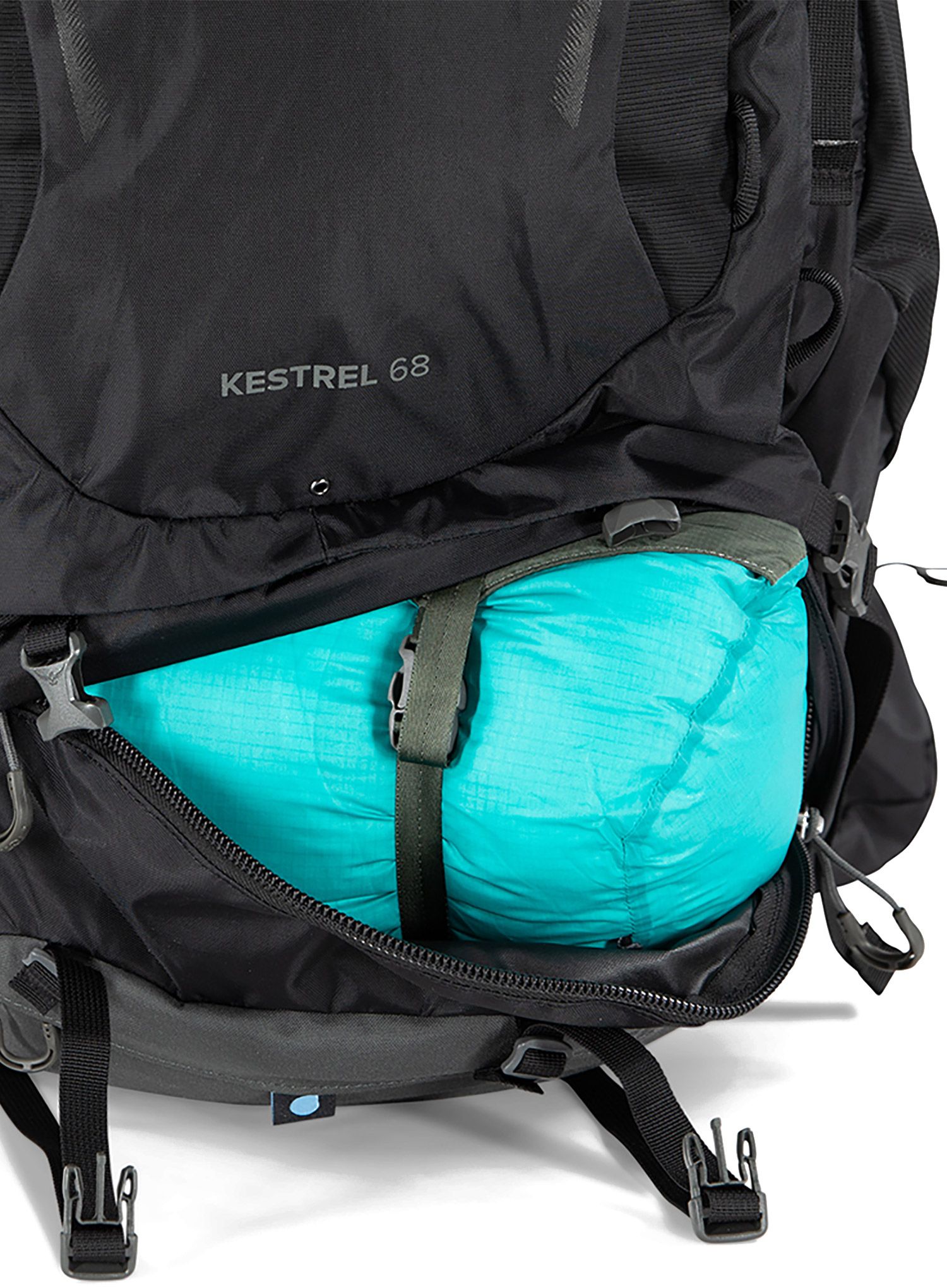 Pohodniški nahrbtnik Osprey Kestrel 68 - black