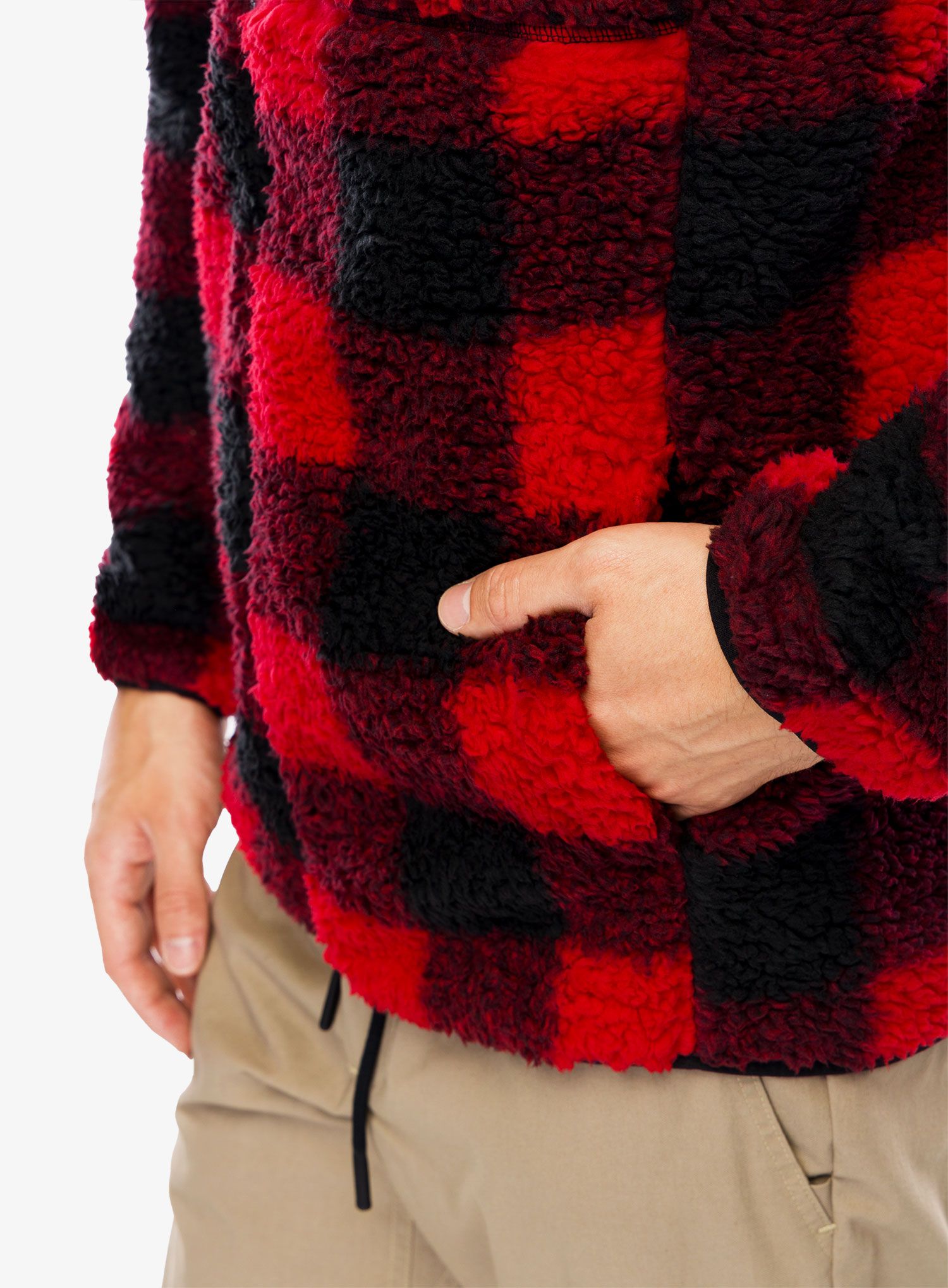 Flis Columbia Winter Pass Printed Fleece II - mountain red check