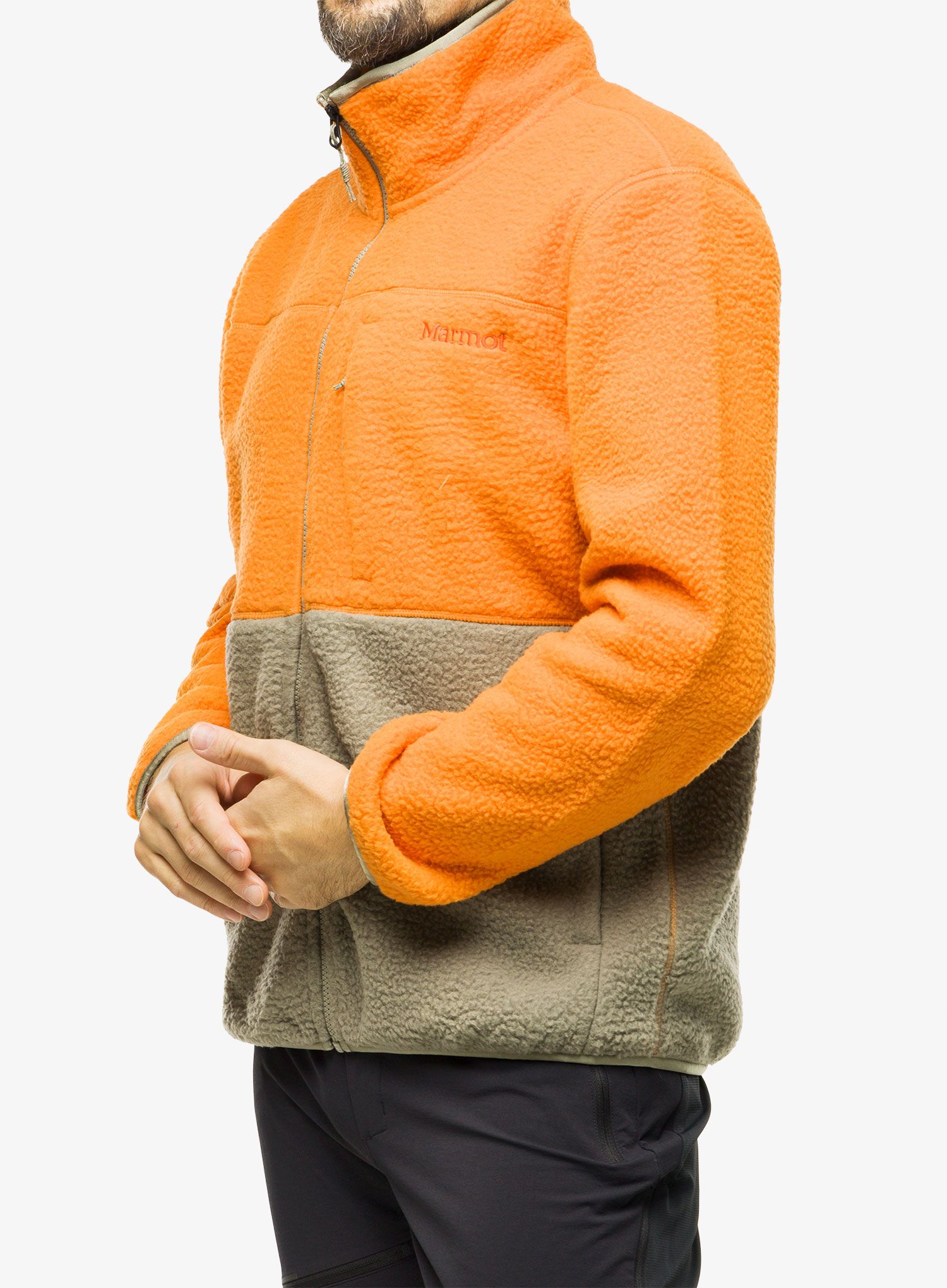 Flis Marmot Aros Fleece Jacket - tangelo/vetiver