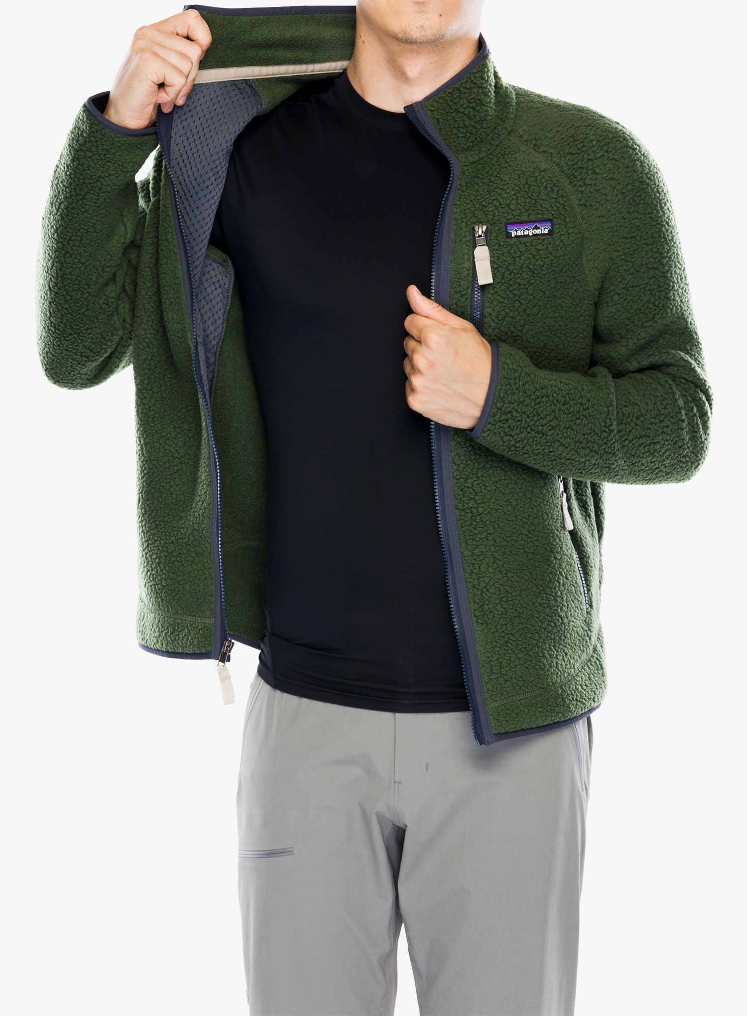 Flis Patagonia Retro Pile Jacket - torrey pine green