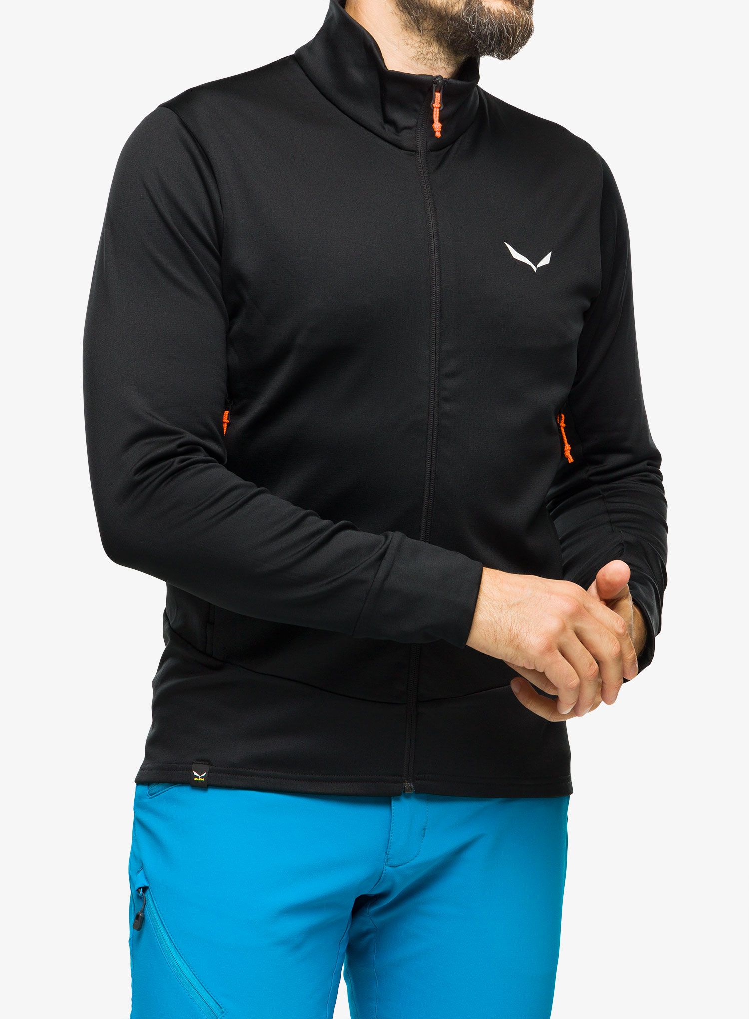 Flis Salewa Puez PL Jacket - black out