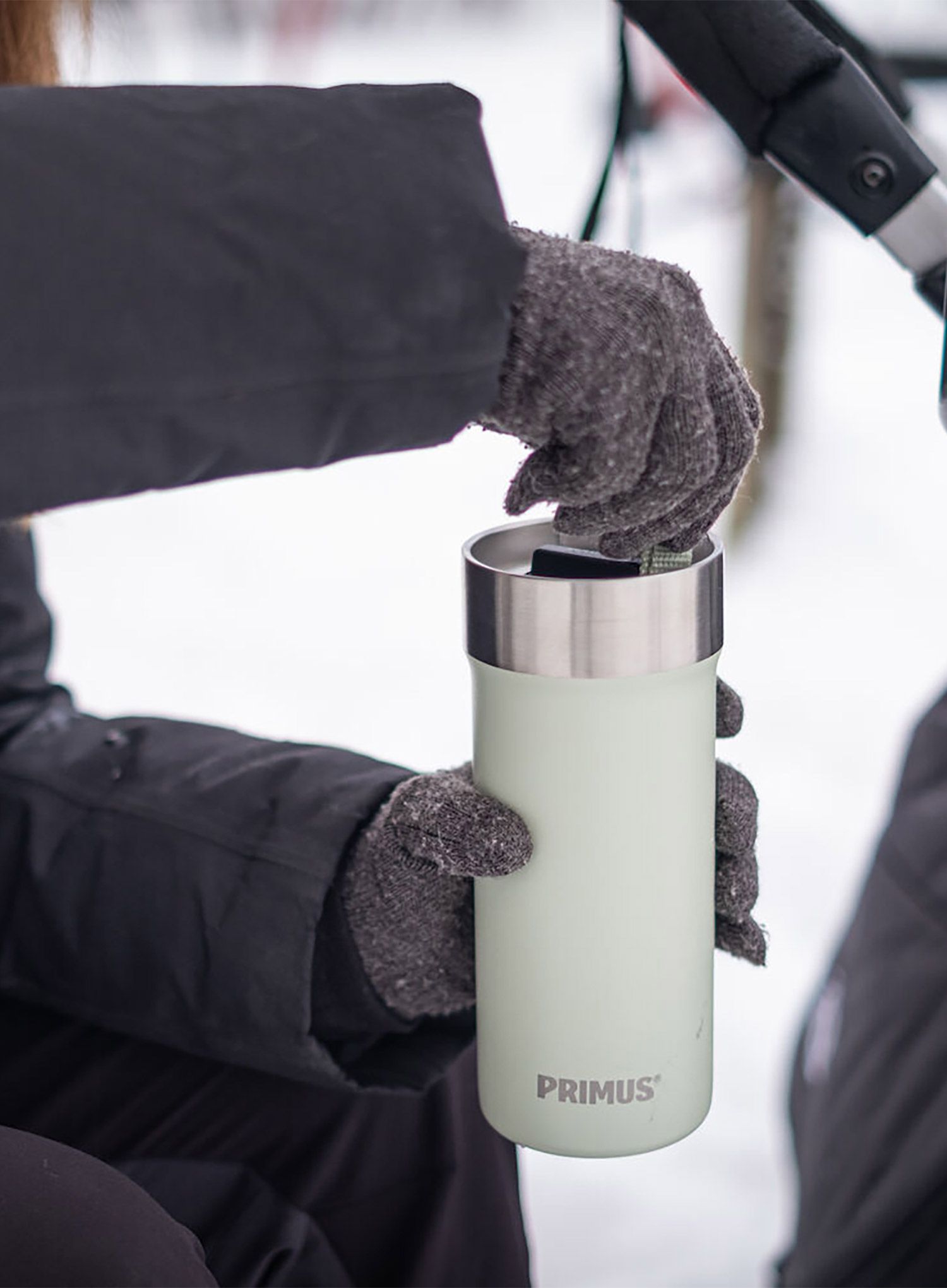 Termo lonček Primus Slurken Vacuum Mug 0,4L - mint green