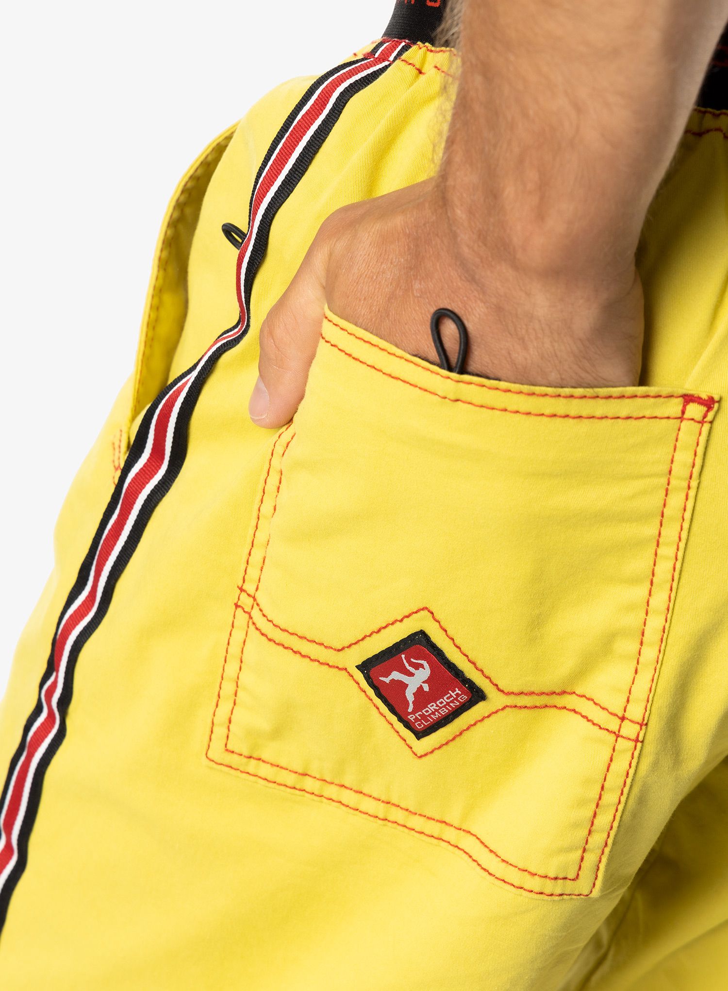 Plezalne kratke hlače ProRock Roca Shorts - funky yellow