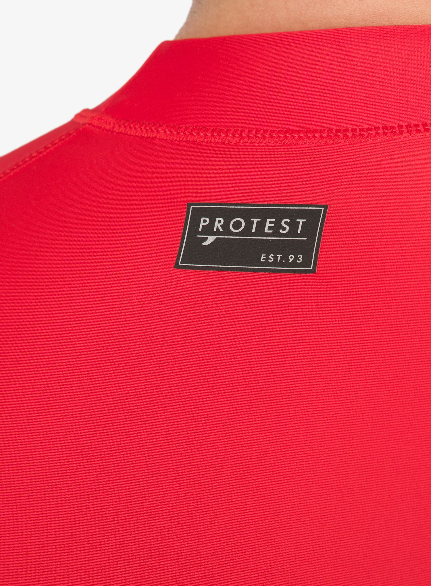Majica s potiskom Protest Prtcater Lycra - tomato