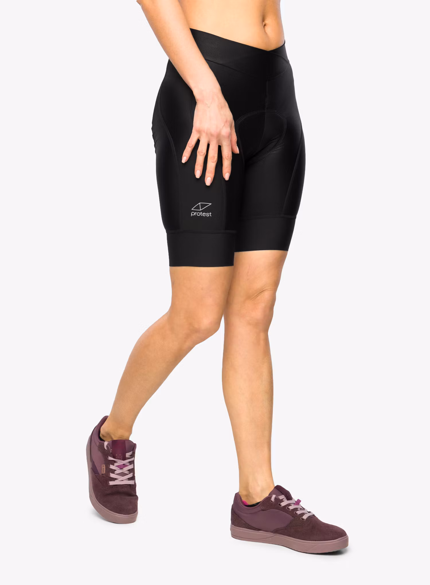 Ženske kolesarske kratke hlače Protest Prtelbe Cycling Shorts - true black