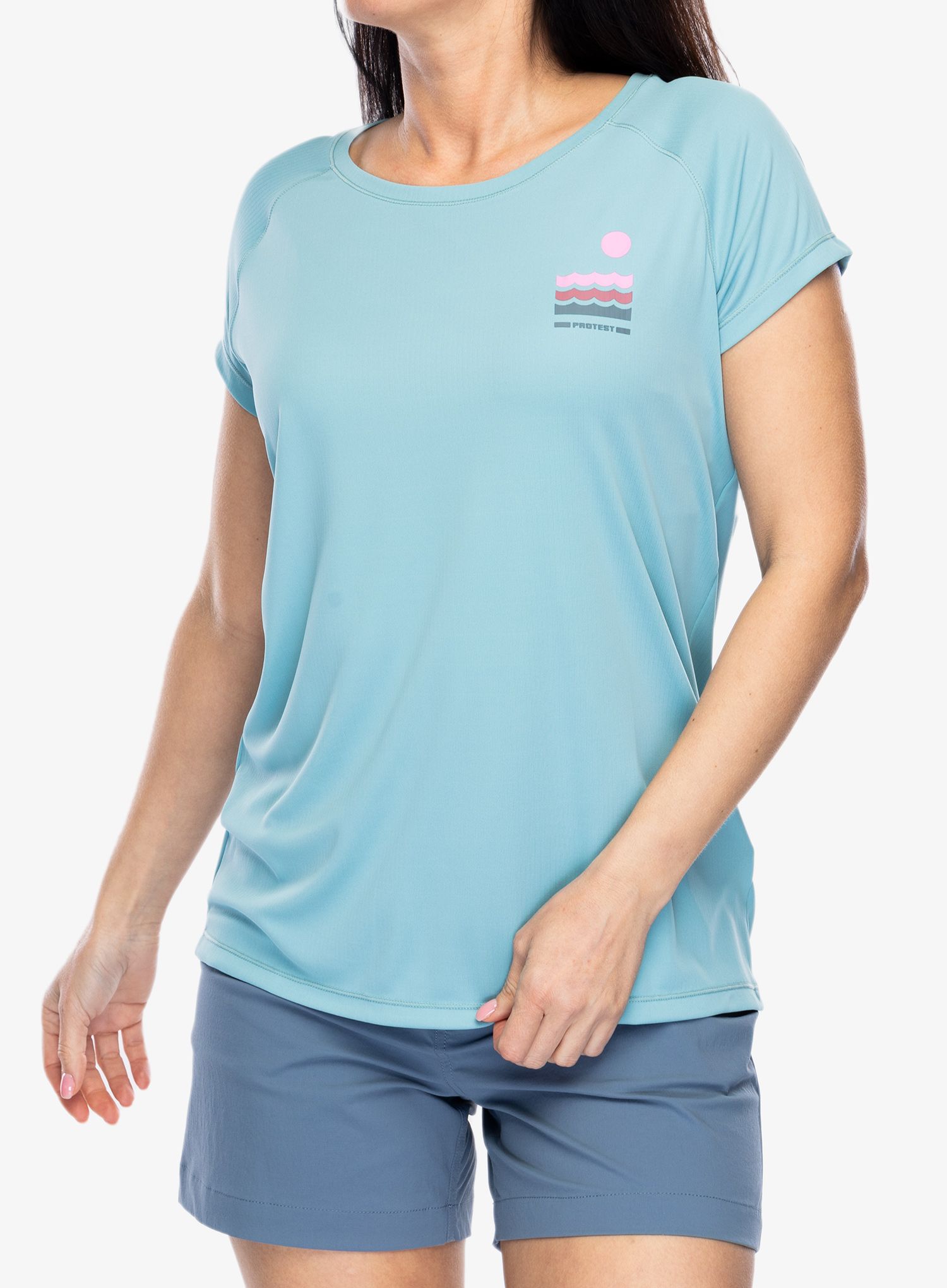Ženska športna majica Protest Prtixy Surf T Short Sleeves - vision blue