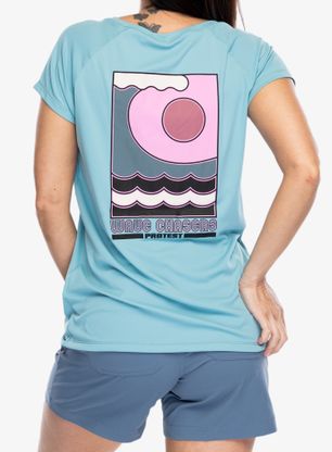 Ženska športna majica Protest Prtixy Surf T Short Sleeves - vision blue