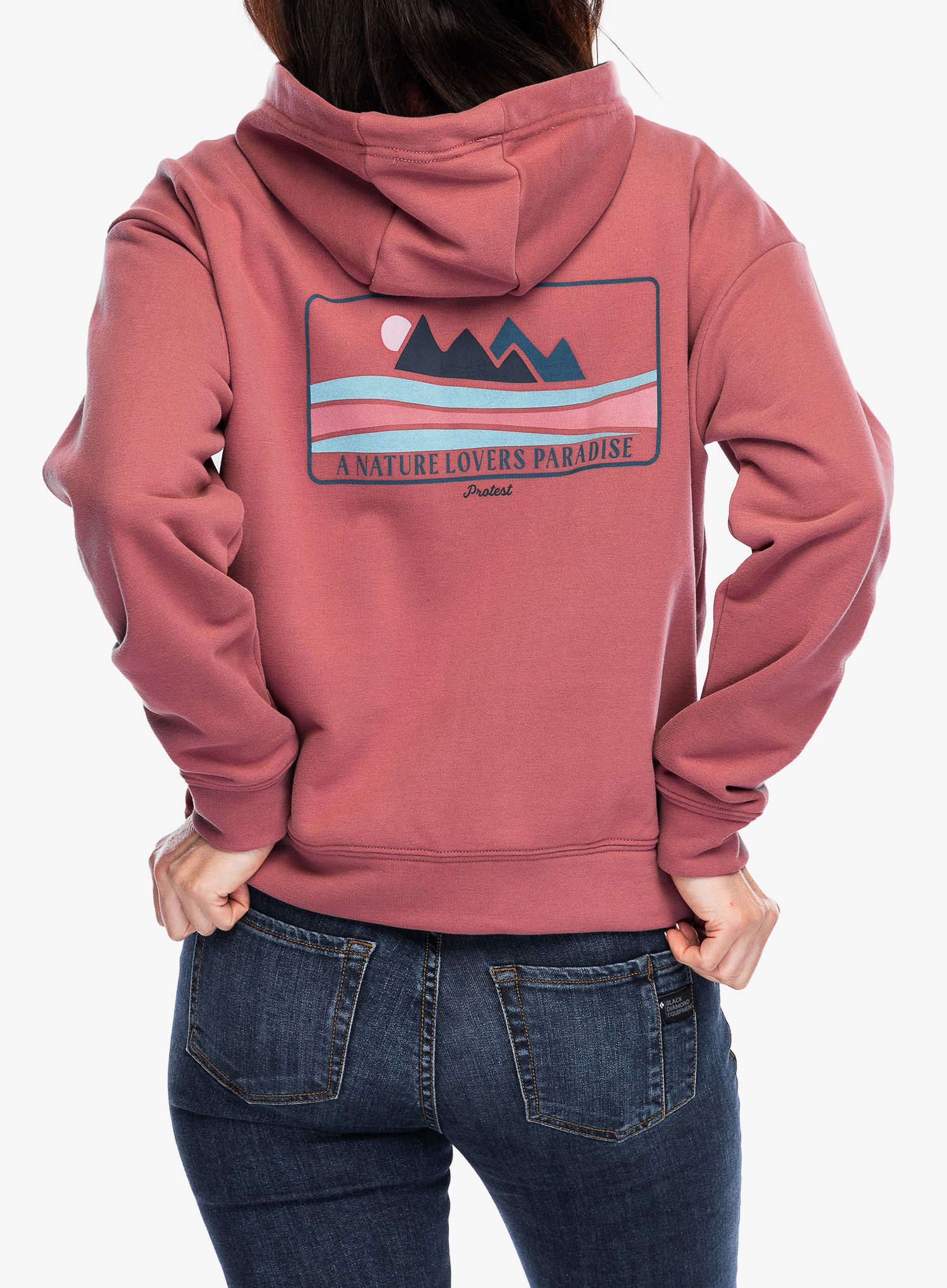 Ženska jopa s kapuco Protest Prtkay Hoody - deco pink