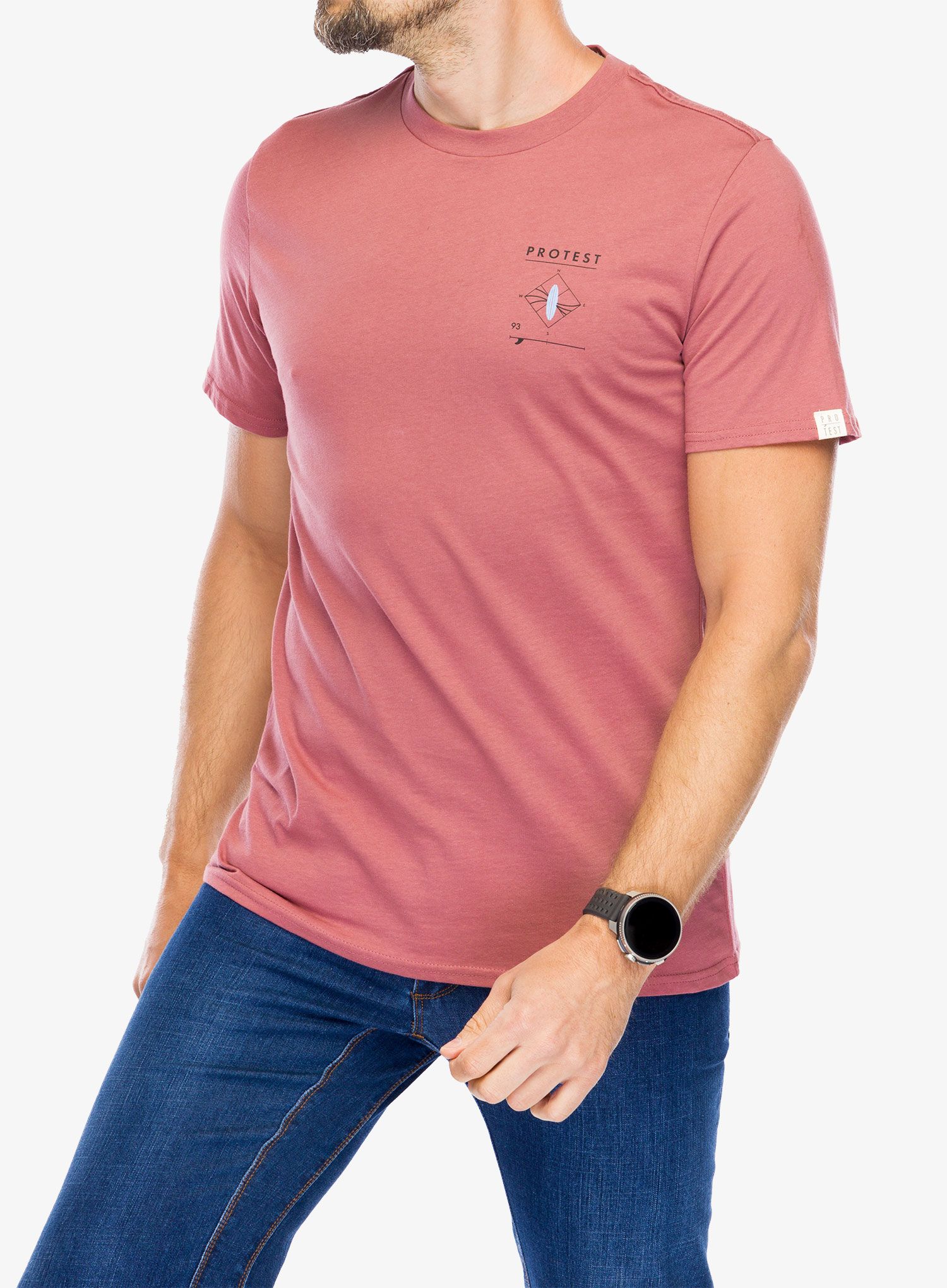 Majica s potiskom Protest Prtpenalt T-Shirt - deco pink