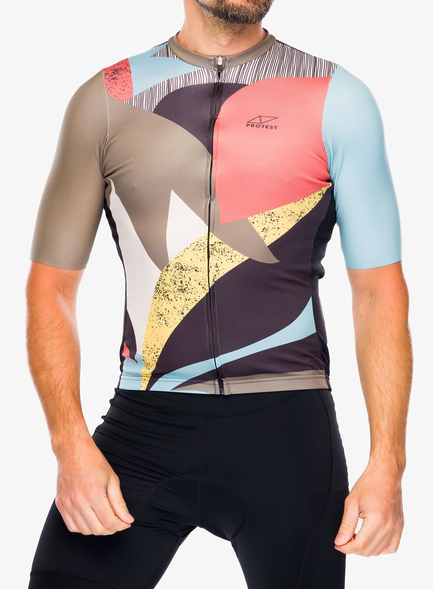 Kolesarska majica Protest Prtpenck Cycling Jersey Short Sleeve - artichoke green