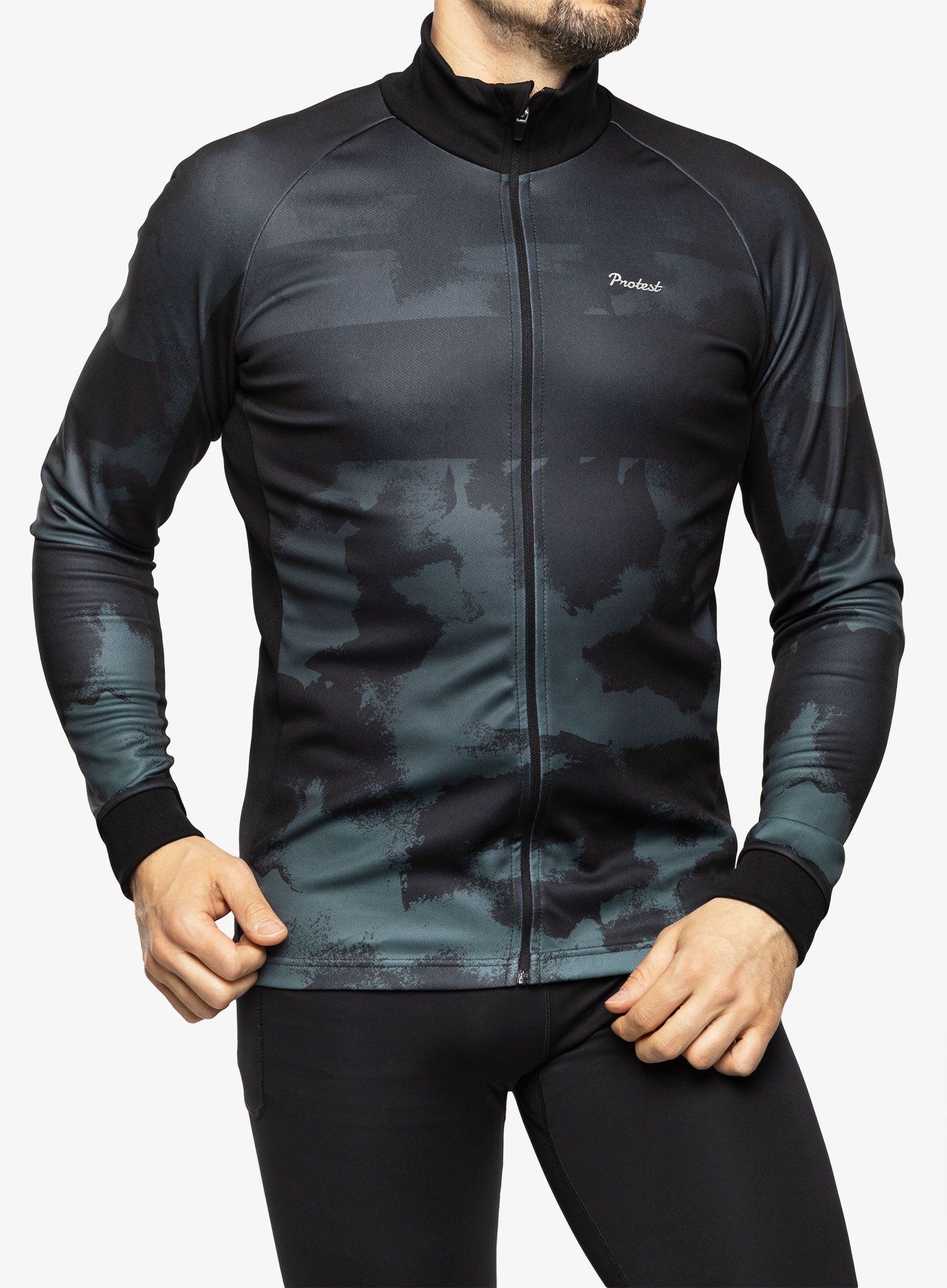 Kolesarska jopa Protest Prtpoppel Cycling Jacket - true black
