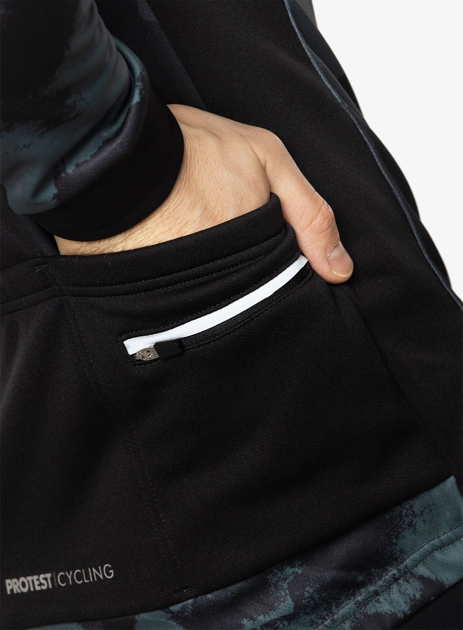 Kolesarska jopa Protest Prtpoppel Cycling Jacket - true black
