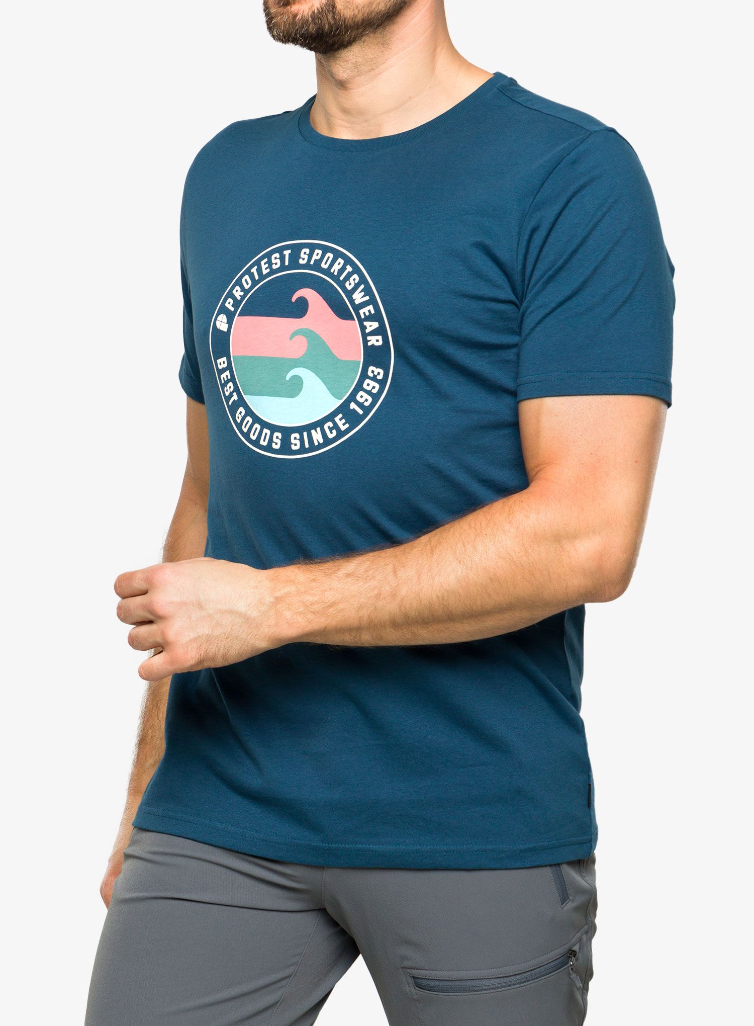 Majica s potiskom Protest Prtsharm T-Shirt - blue